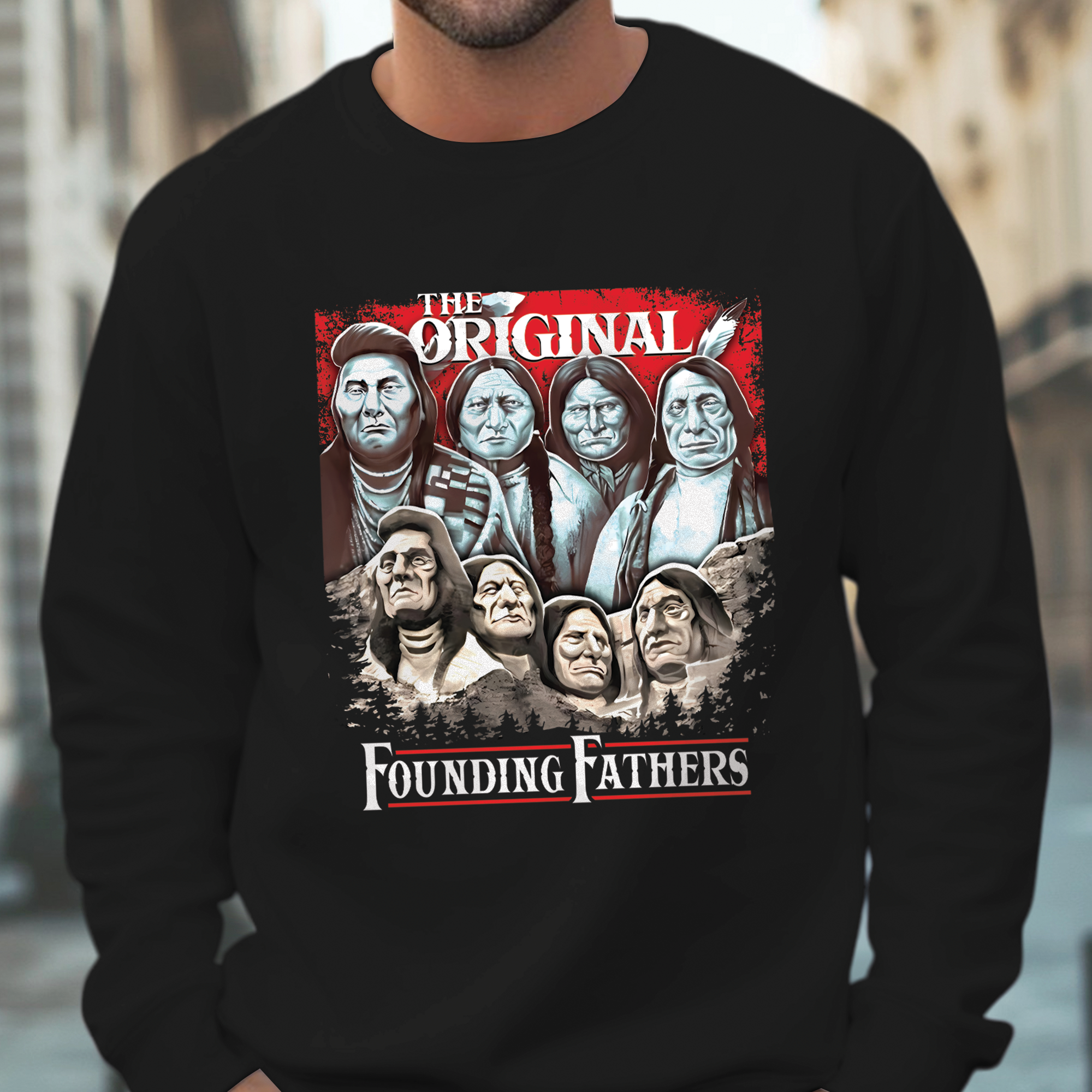 Native American The Original Founding Five Fathers Unisex T-Shirt/Hoodie/Sweatshirt 168