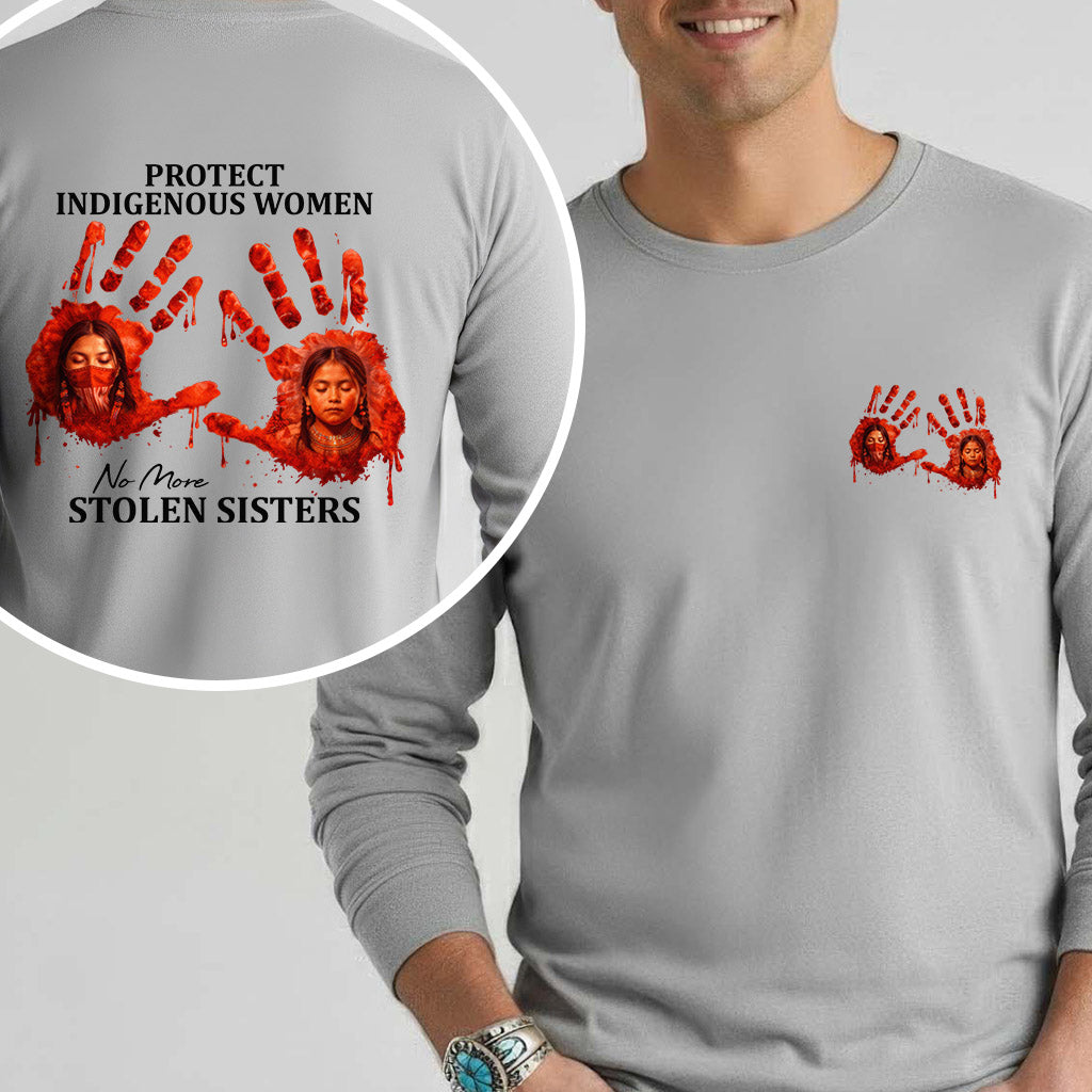 [Two Sides] Protect Indigenous Women No More Stolen Sisters Unisex Tank Top/Long Sleeve/Hoodie Zip
