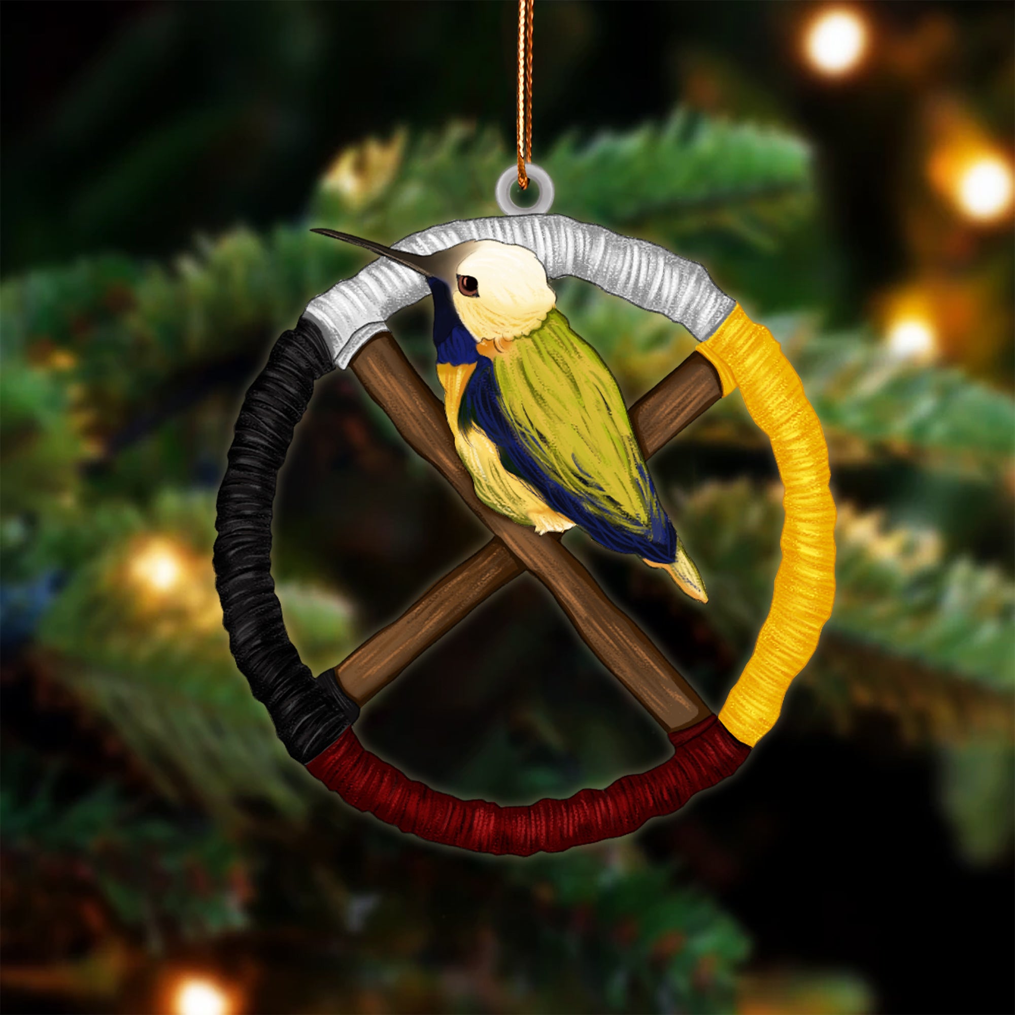 Humming Bird Native American - Unique Gift Decor Flat Acrylic