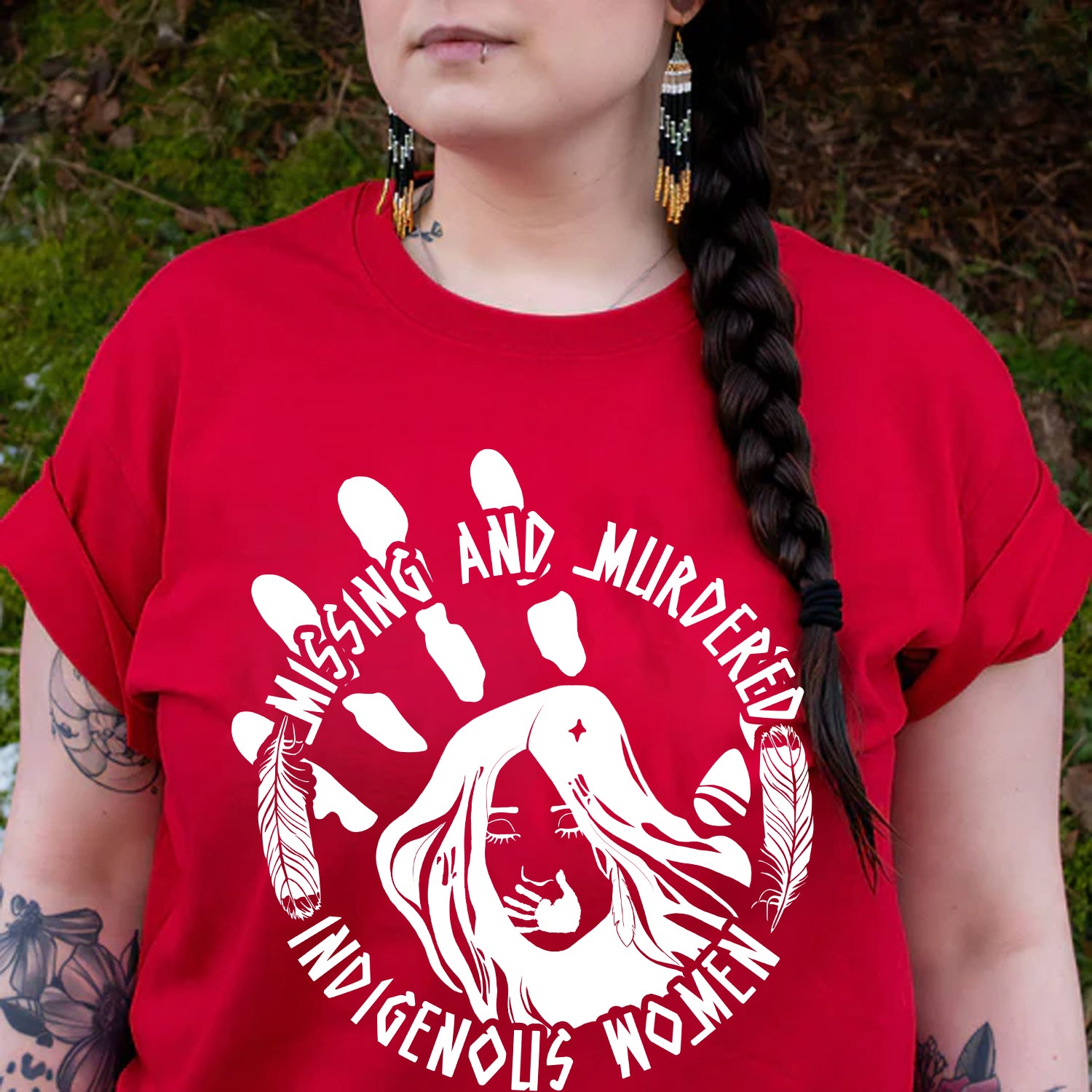 Missing and Murdered Indigenous Women WC22 - Unisex T-Shirt/T-Shirt V-Neck/Hoodie/Sweatshirt