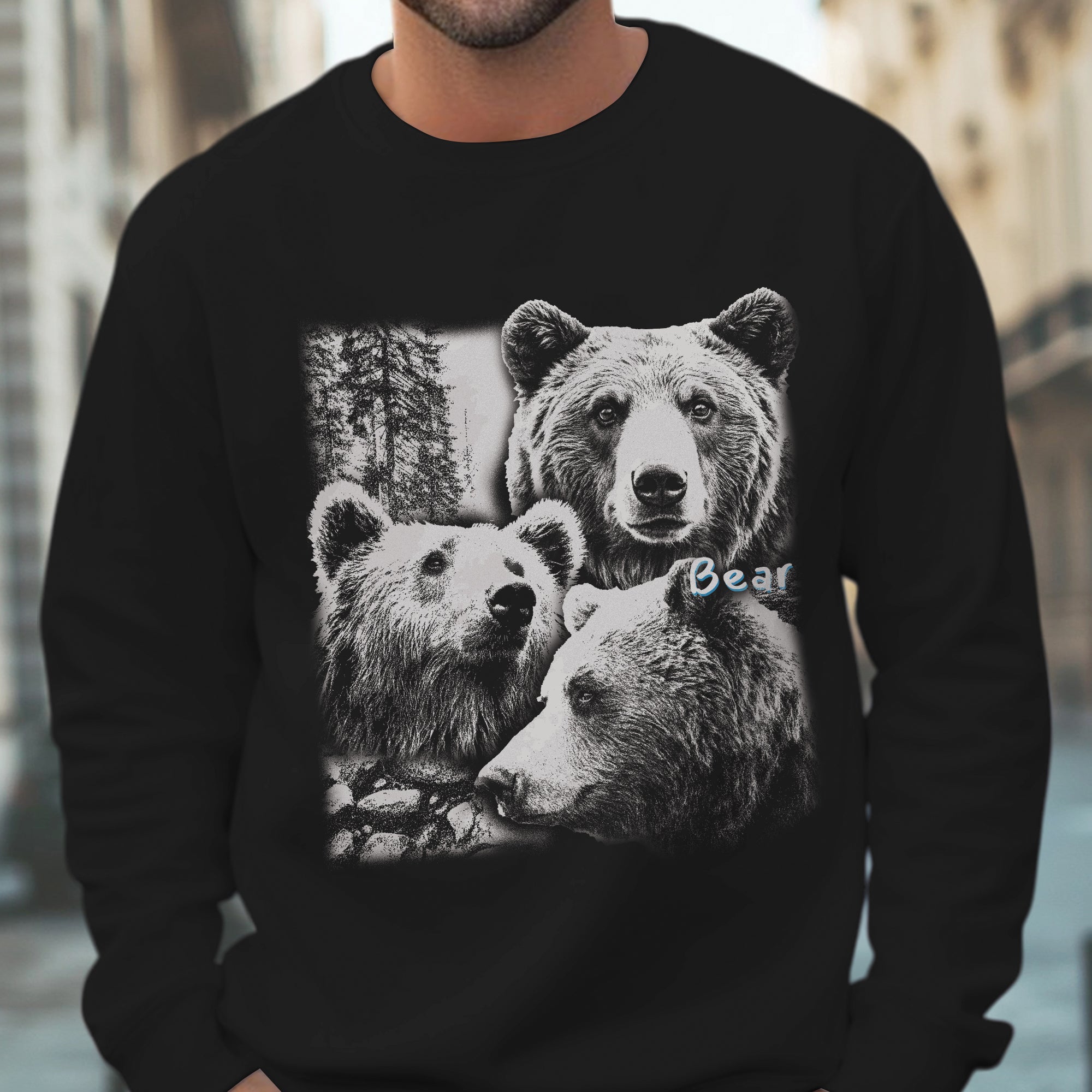 Sacred Bear Spirit Native American Indigenous Culture Unisex T-Shirt/T-Shirt V-Neck/Hoodie/Sweatshirt