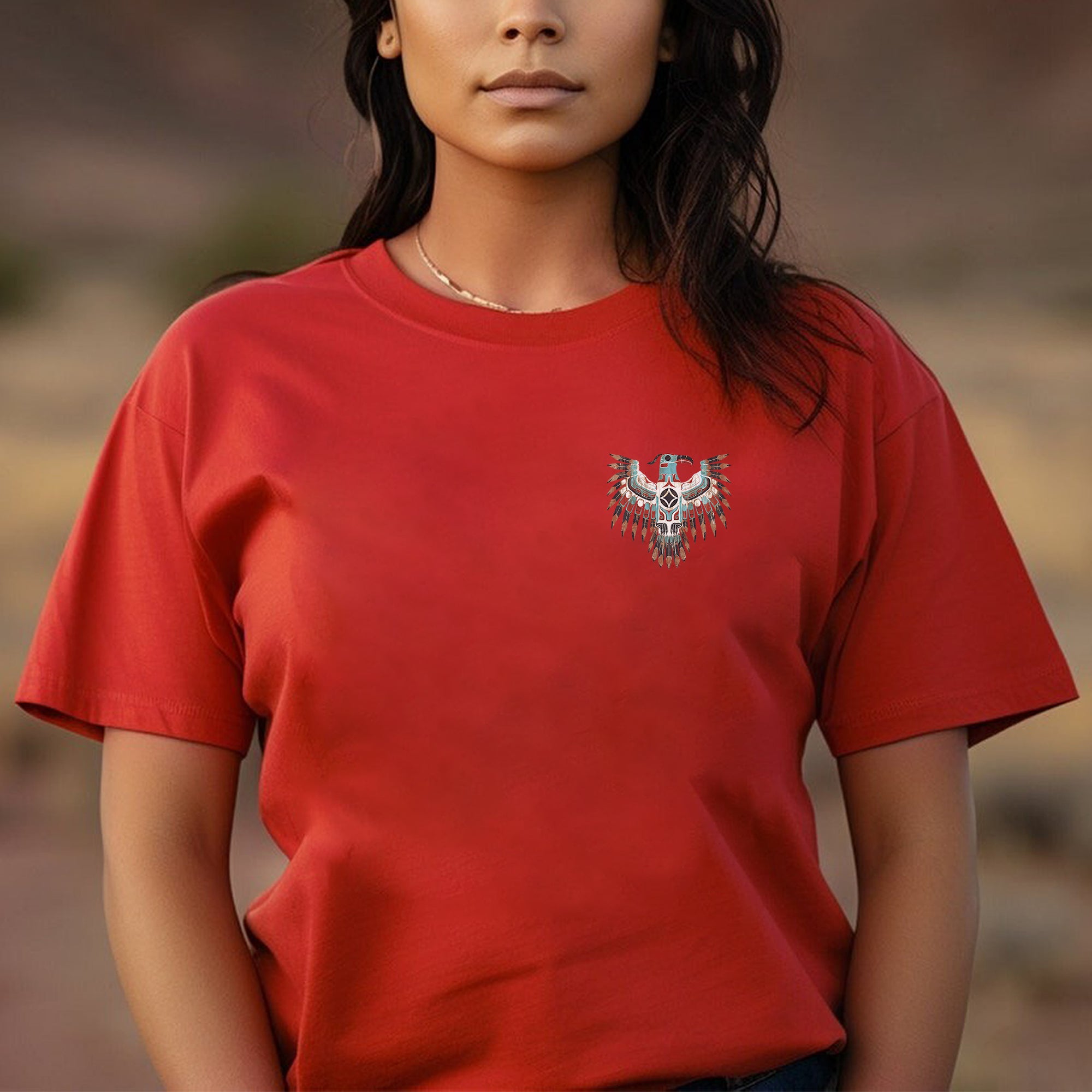 Thunderbird Eagle Tribal – Two Sides Print Native American Symbol Unisex T-Shirt/T-Shirt V-Neck/Hoodie/Sweatshirt