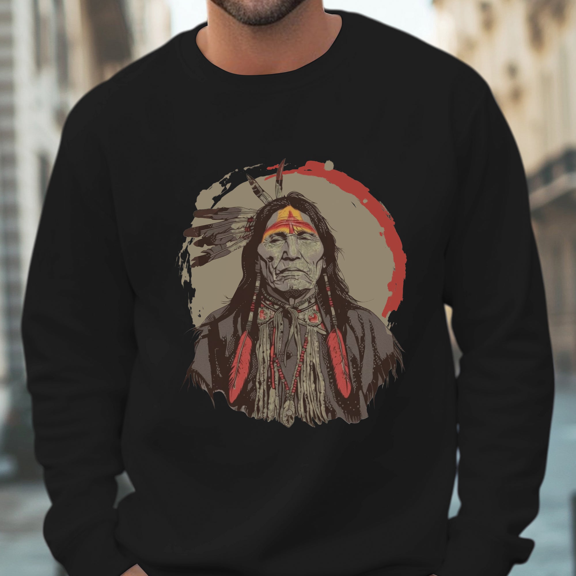 Spirit of the Warrior Chief Unisex T-Shirt/T-Shirt V-Neck/Hoodie/Sweatshirt