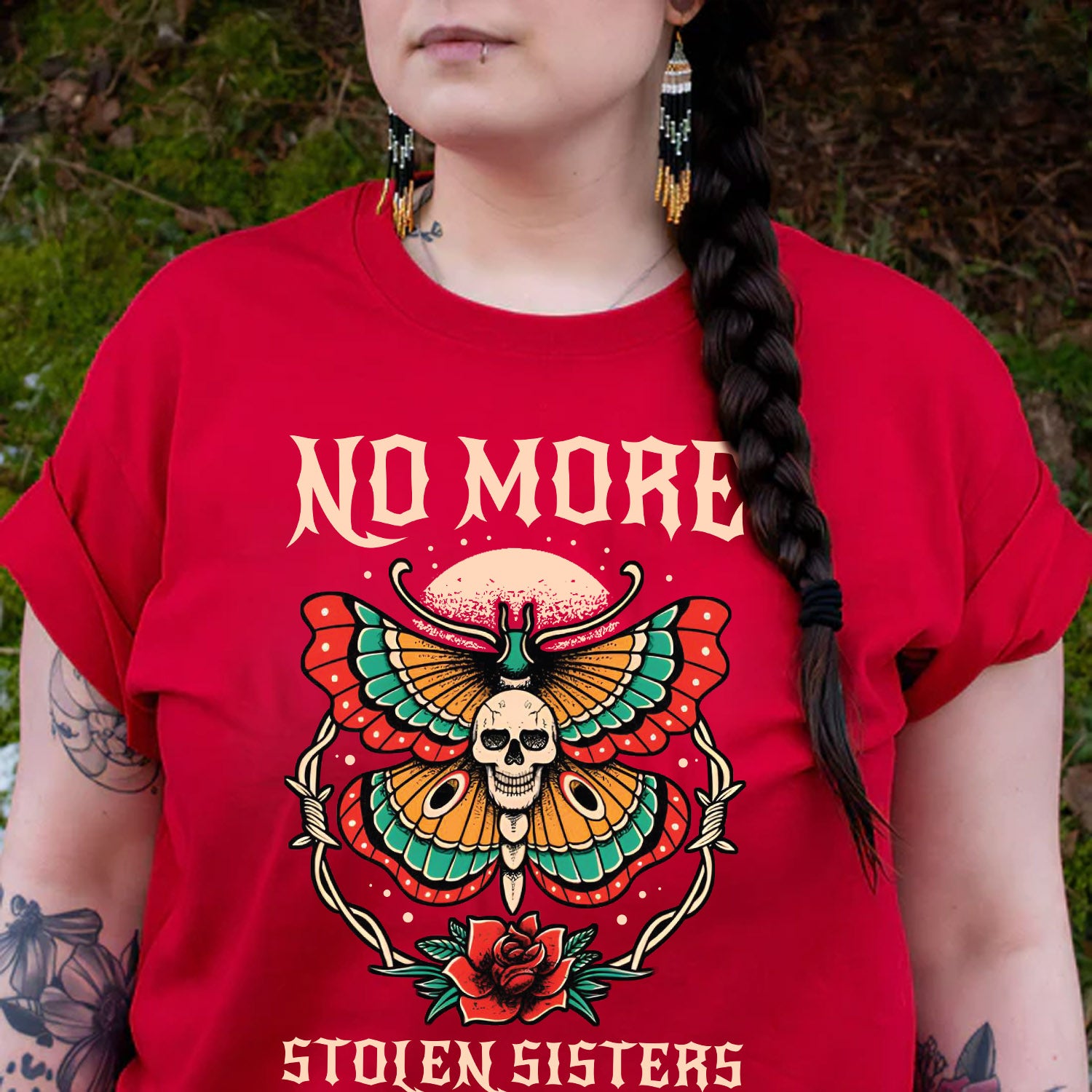No More Stolen Sisters - Unisex T-Shirt/T-Shirt V-Neck/Hoodie/Sweatshirt