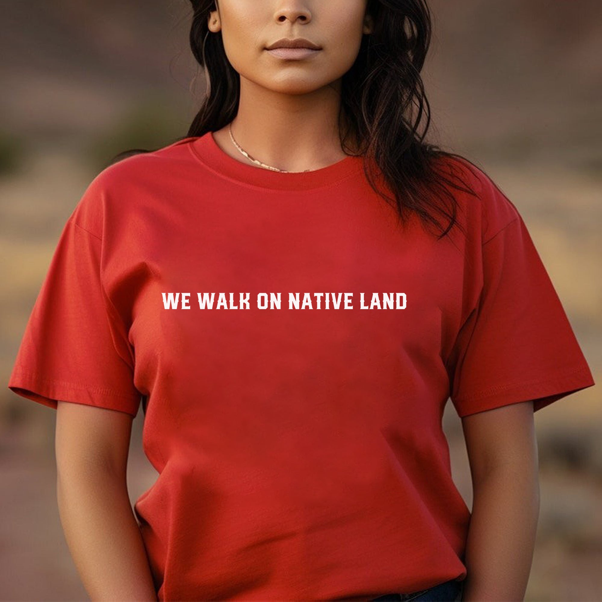 We Walk On Native Land Style 14 - Two Sides Unisex T-Shirt/T-Shirt V-Neck/Hoodie/Sweatshirt