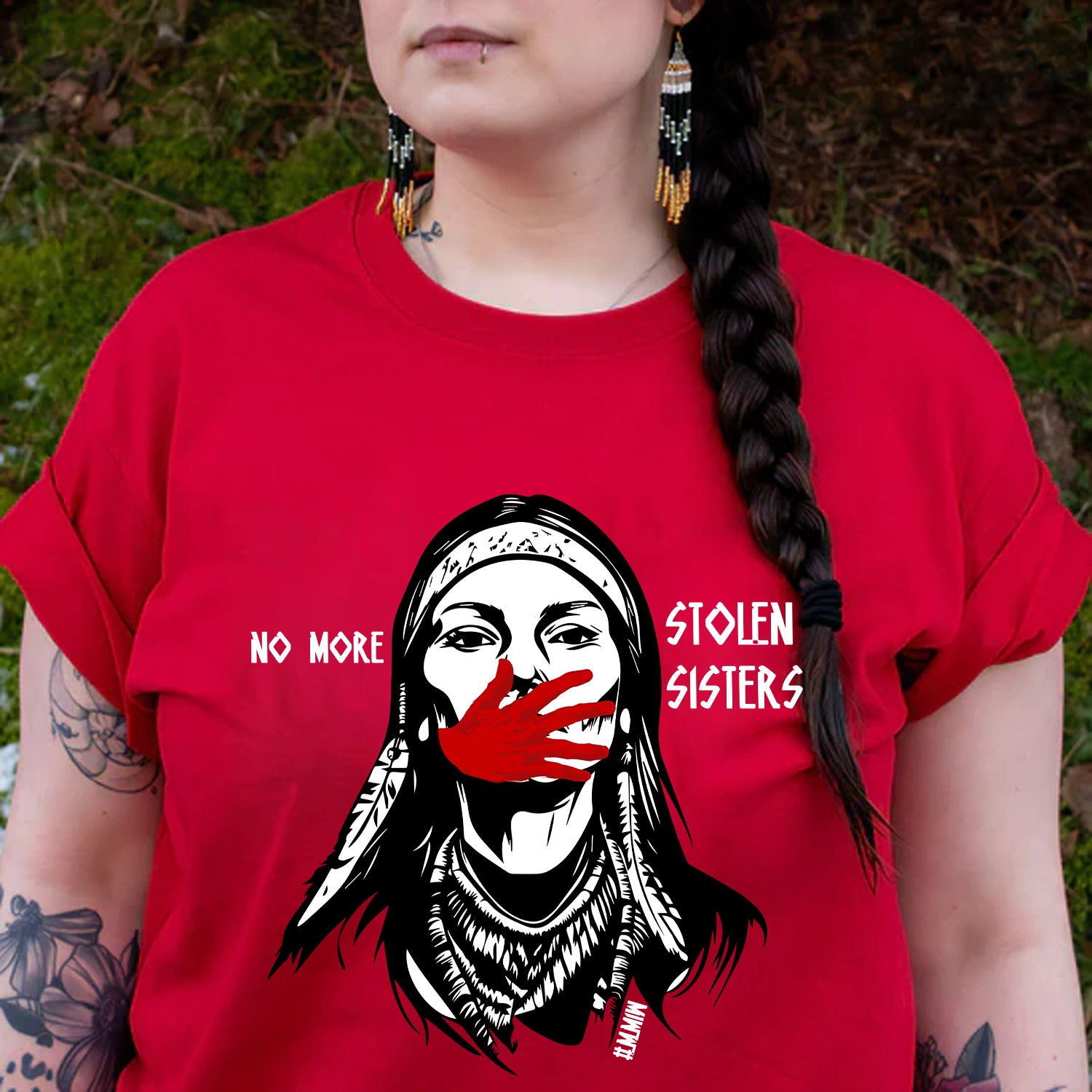 NO MORE STOLEN SISTERS - Unisex T-Shirt/T-Shirt V-Neck/Hoodie/Sweatshirt