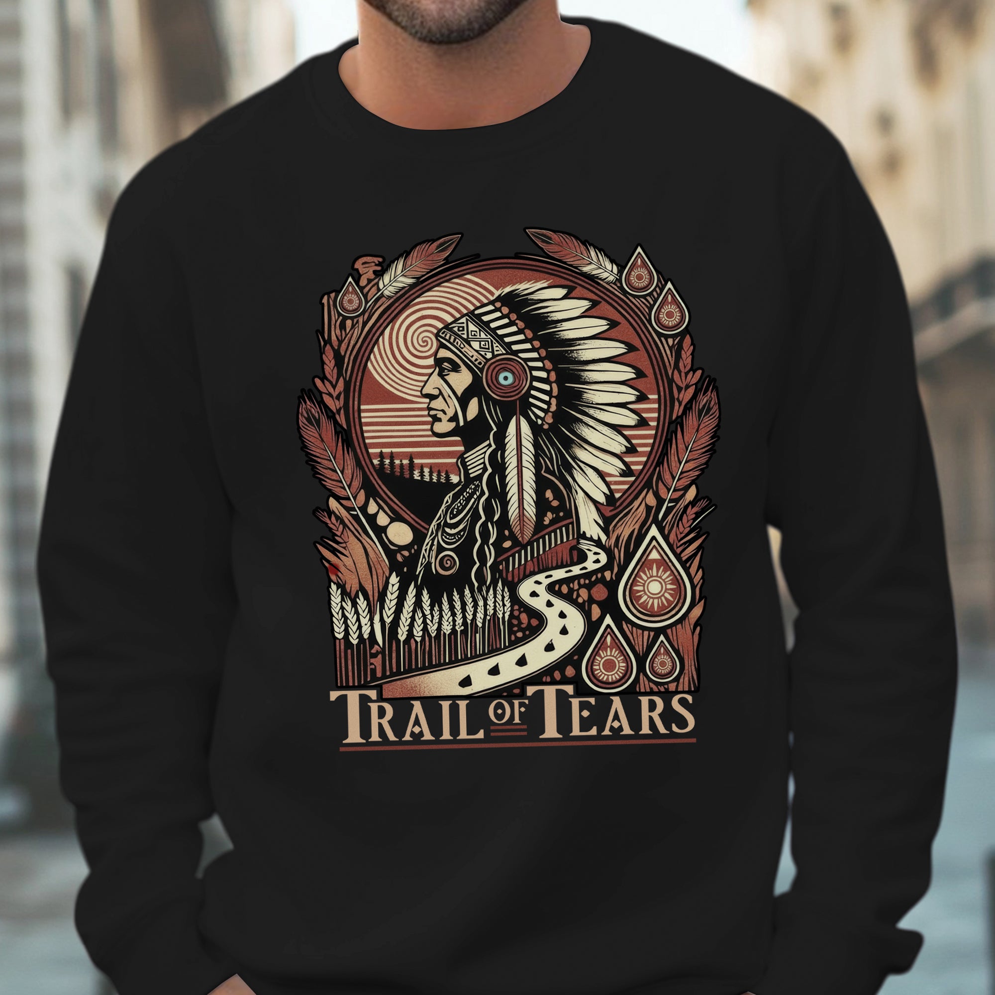 Trail of Tears The Deadly Journey Unisex T-Shirt/T-Shirt V-Neck/Hoodie/Sweatshirt N18