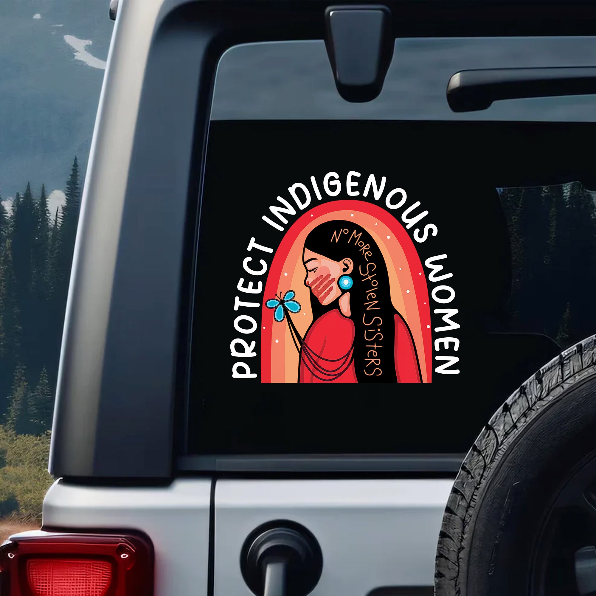 Protect Indigenous Women Decal - MMIW No More Stolen Sisters