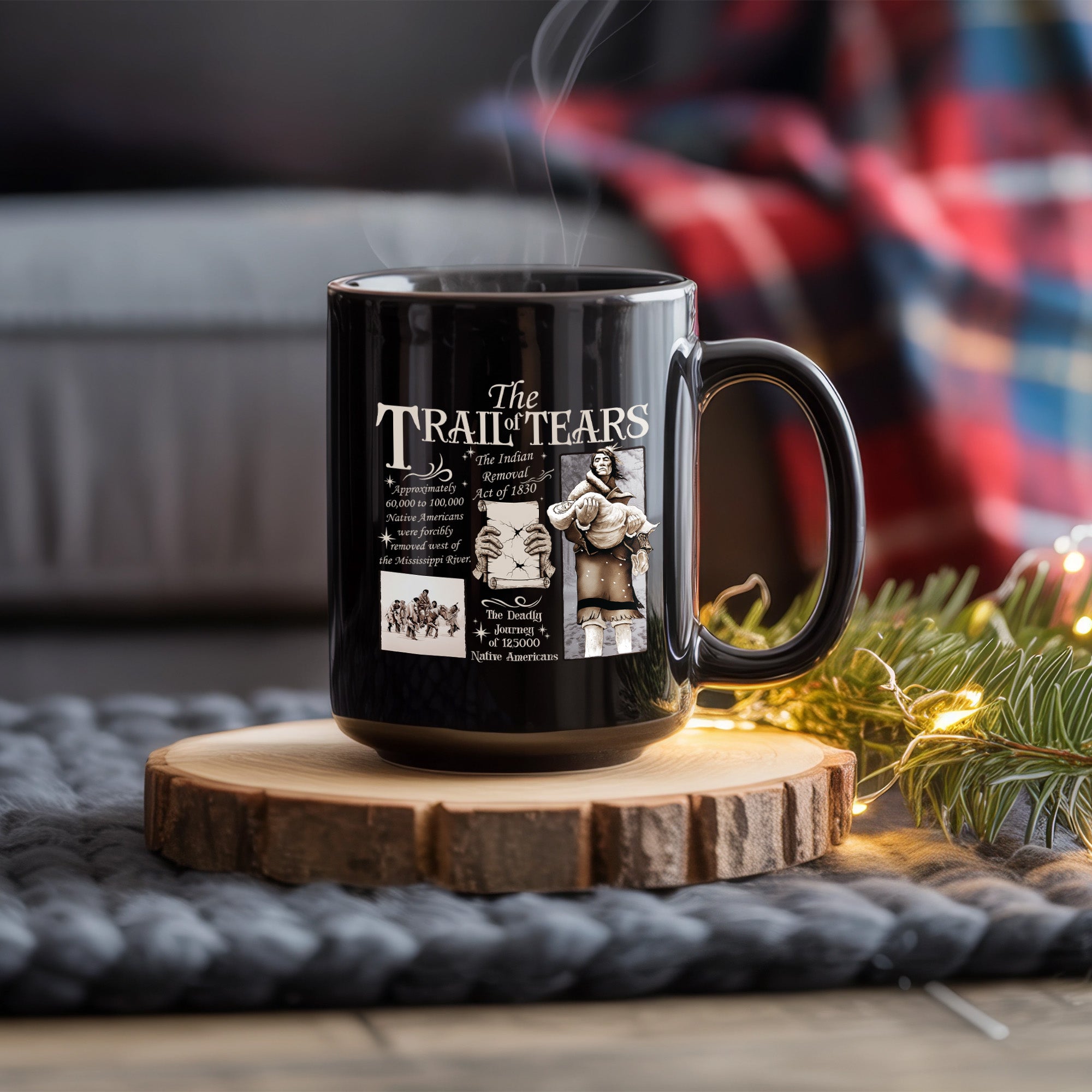Their Pain, Our Memory Trail of Tears Native American Heritage Mug