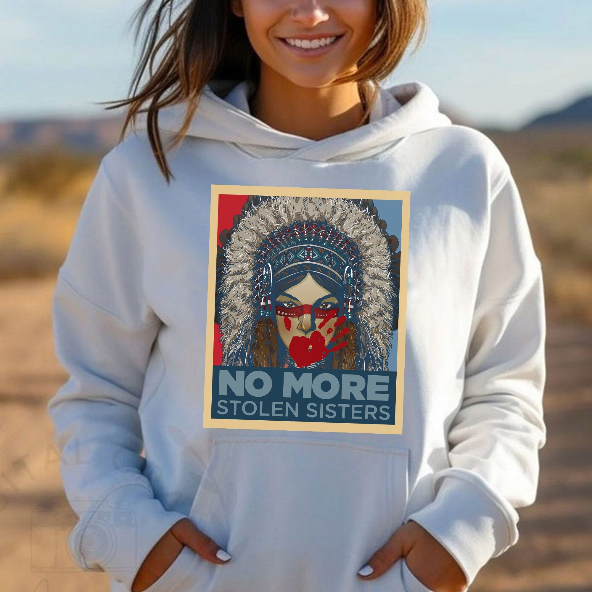 MMIW No More Stolen Sister Vintage Design Unisex T-shirt/Hoodie/Sweatshirt