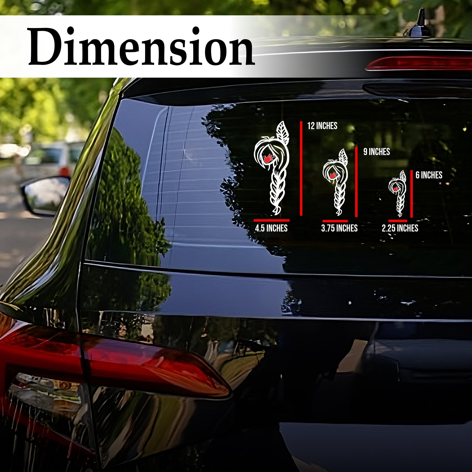 MMIW - Indigenous Woman Stolen Sisters Sticker Decal MMIW Awareness (High-quality UV DTF 3D)