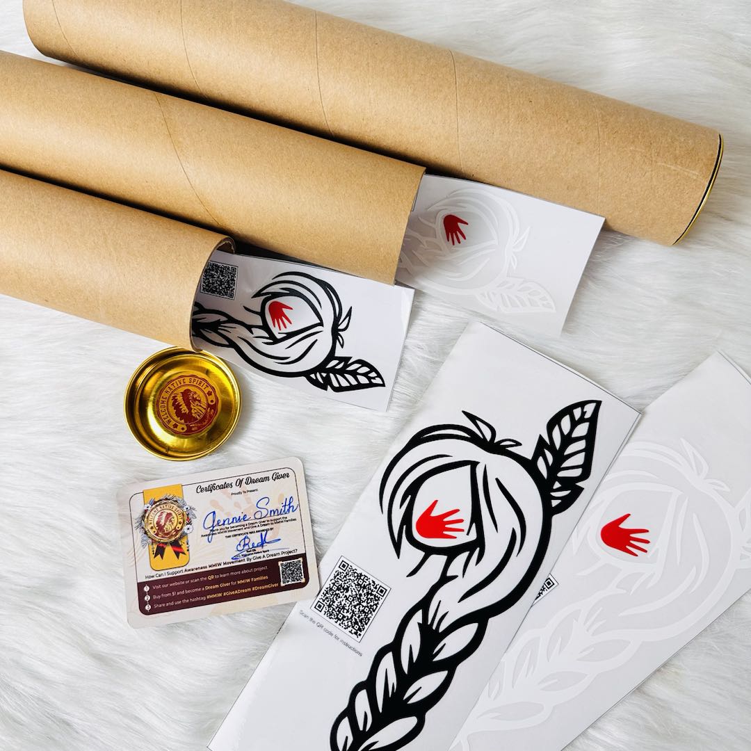 MMIW - Indigenous Woman Stolen Sisters Sticker Decal MMIW Awareness (High-quality UV DTF 3D)