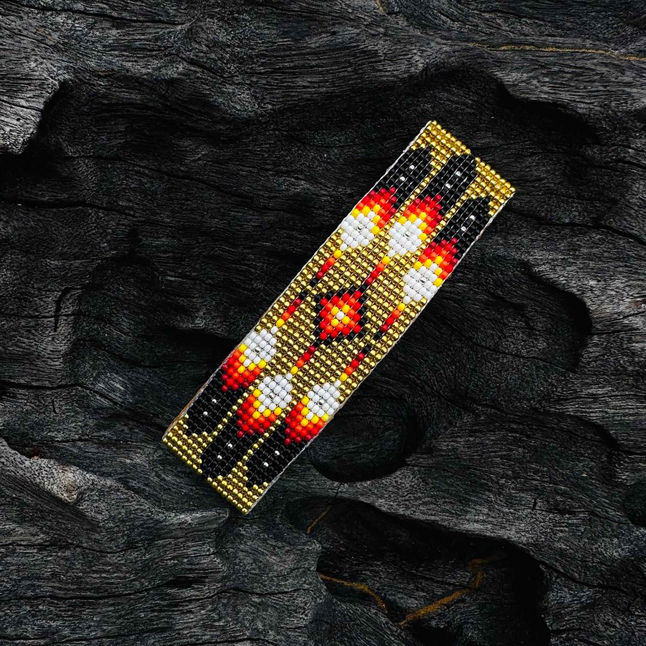 SALE 50% OFF - Pattern Hair Clip Native American Style