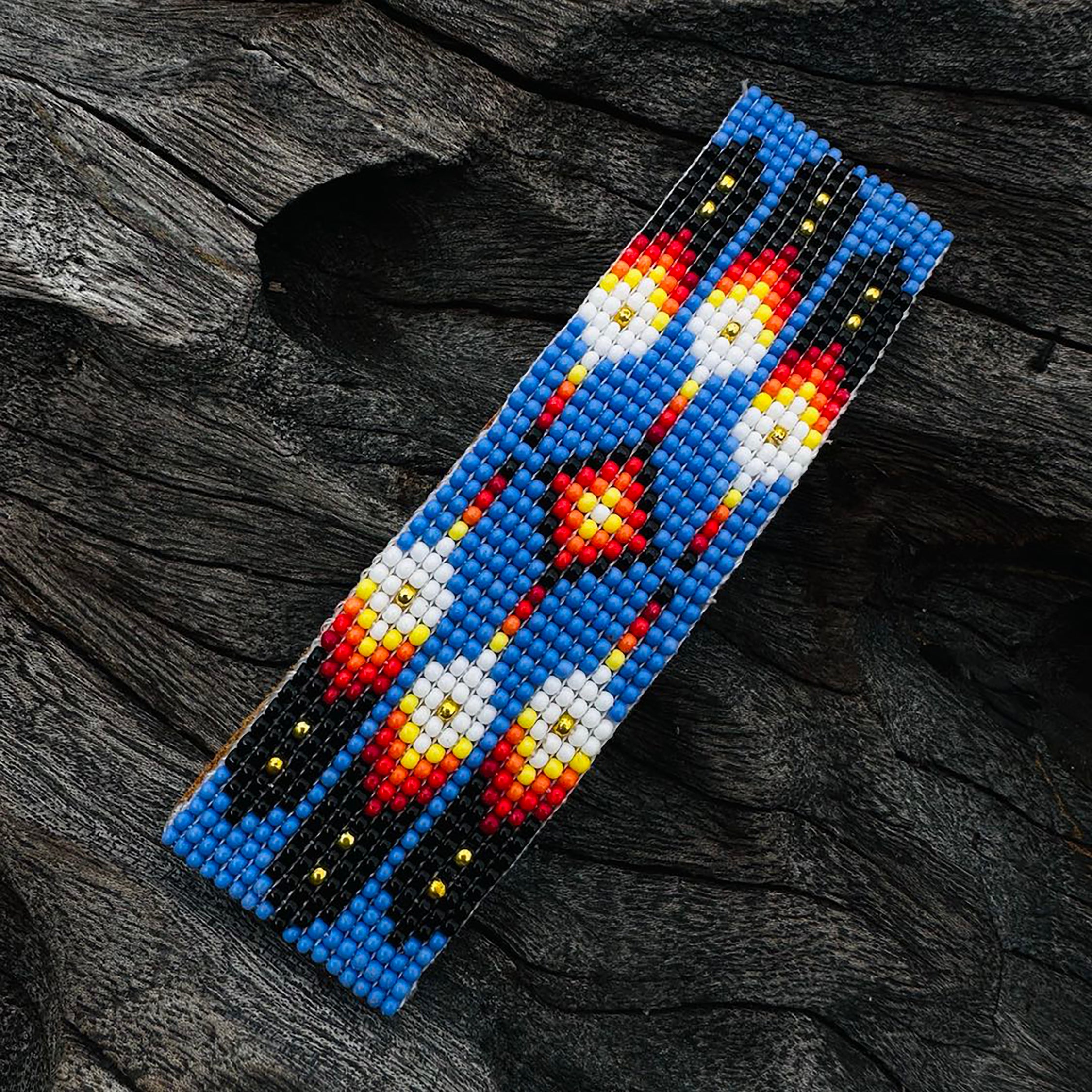 SALE 50% OFF - Pattern Hair Clip Native American Style