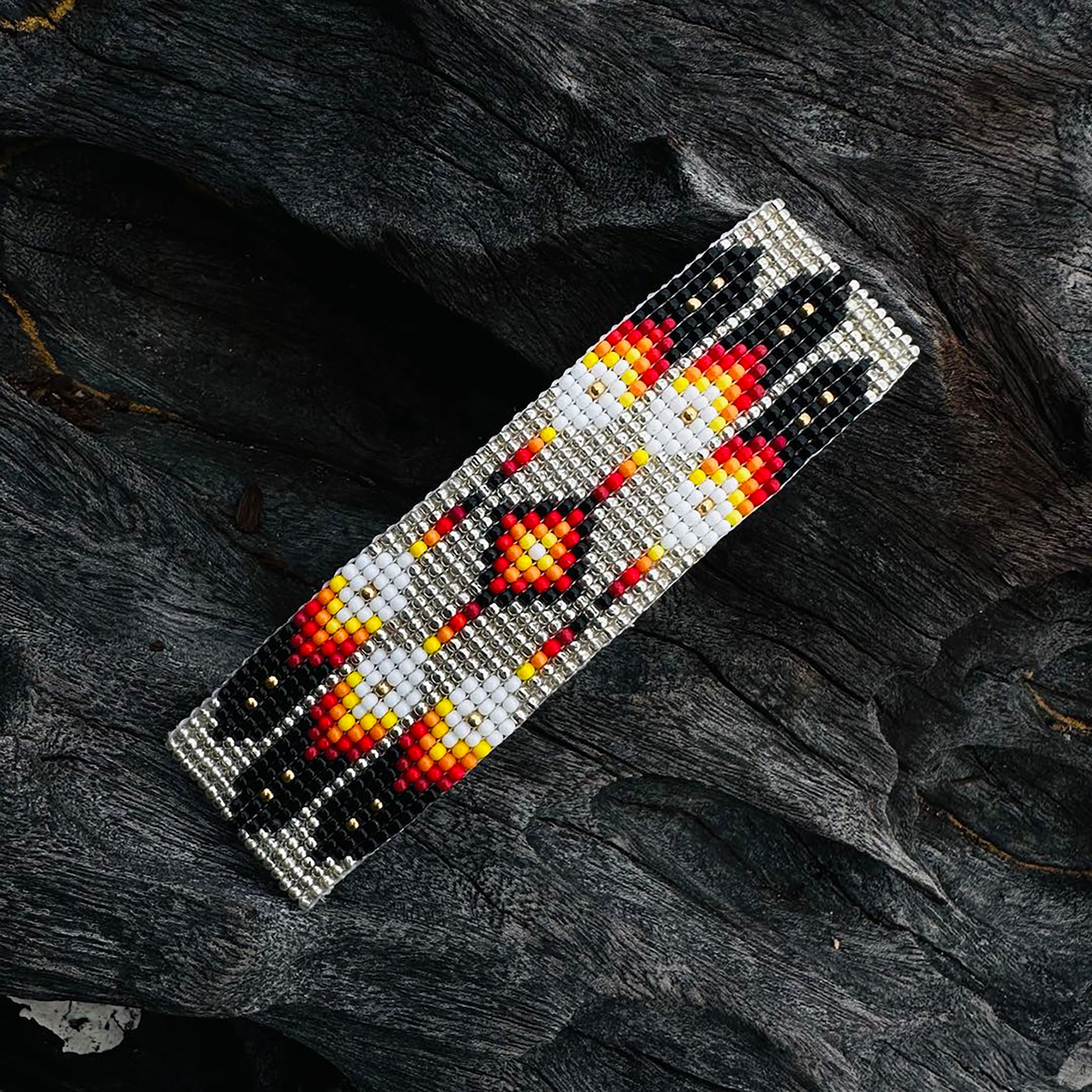 SALE 50% OFF - Pattern Hair Clip Native American Style