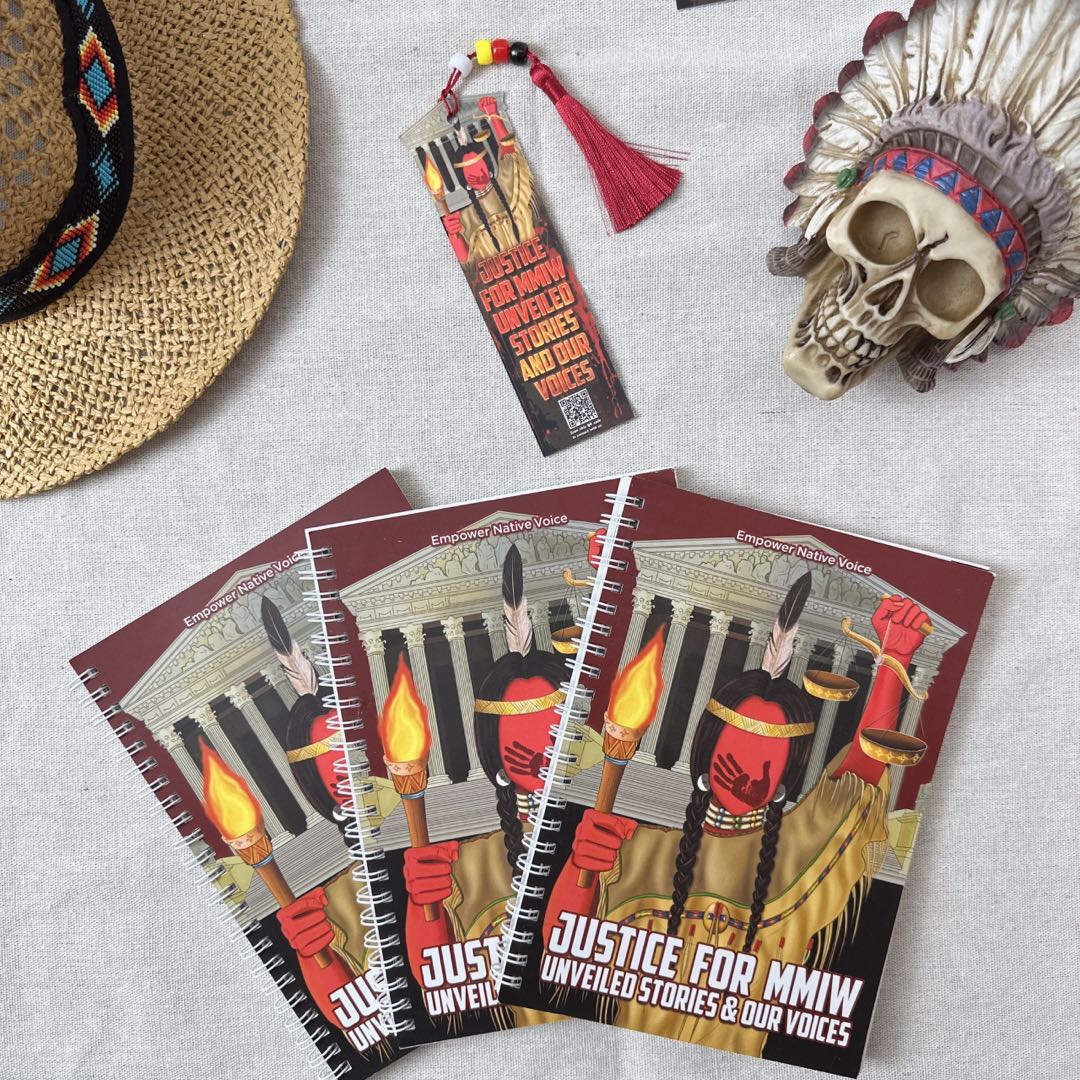 Handmade Takenote: Justice for MMIW - Unveiled Stories & Our Voices + Bookmark Gift