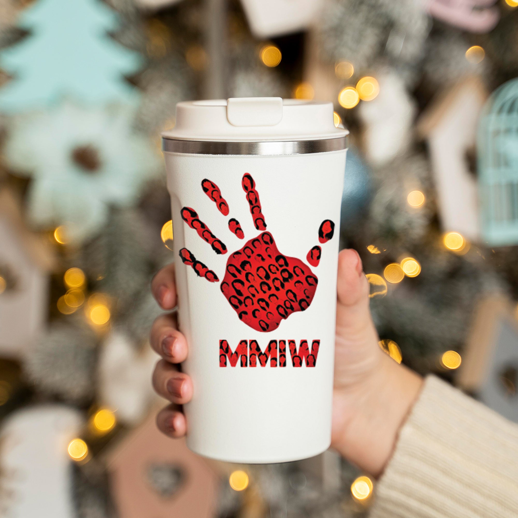 Buy 1 Decal, Get 1 Red Hand Decal Free - MMIW Awareness