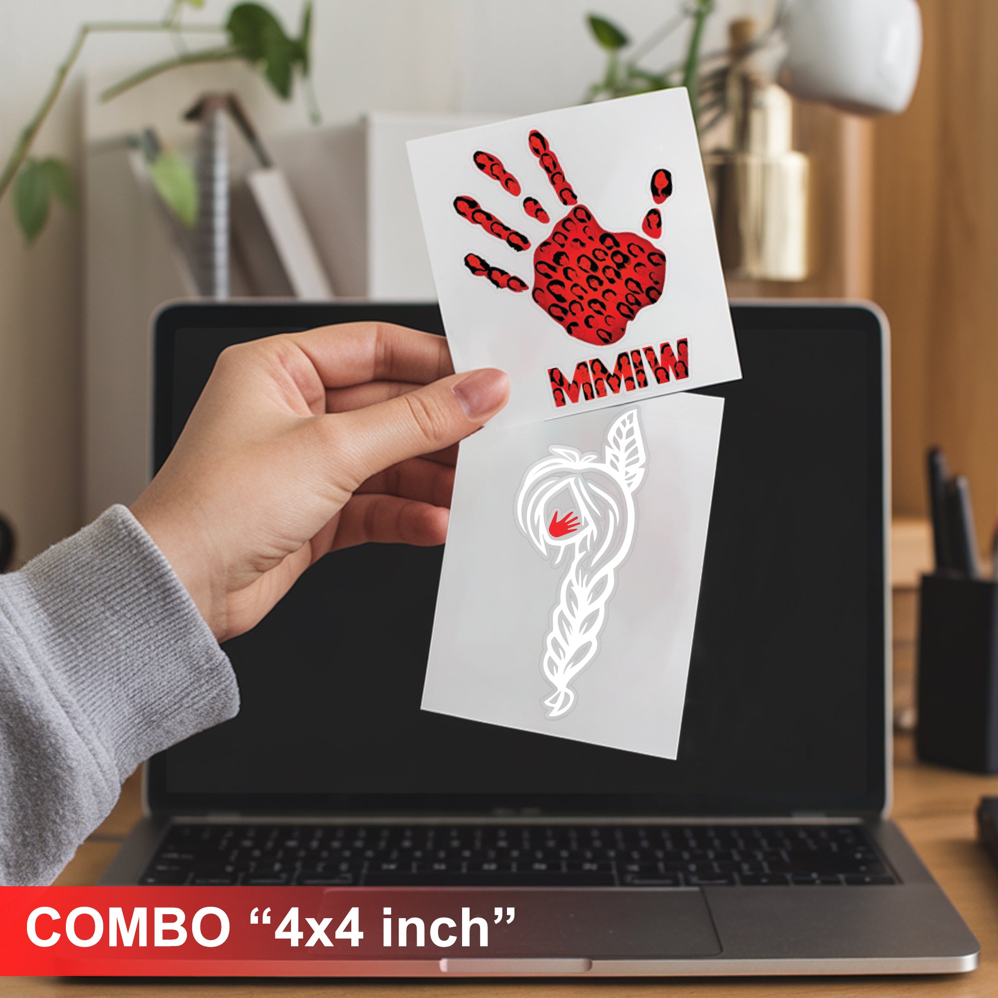 Decal Portraits of Missing And Murdered Indigenous Women and Girls