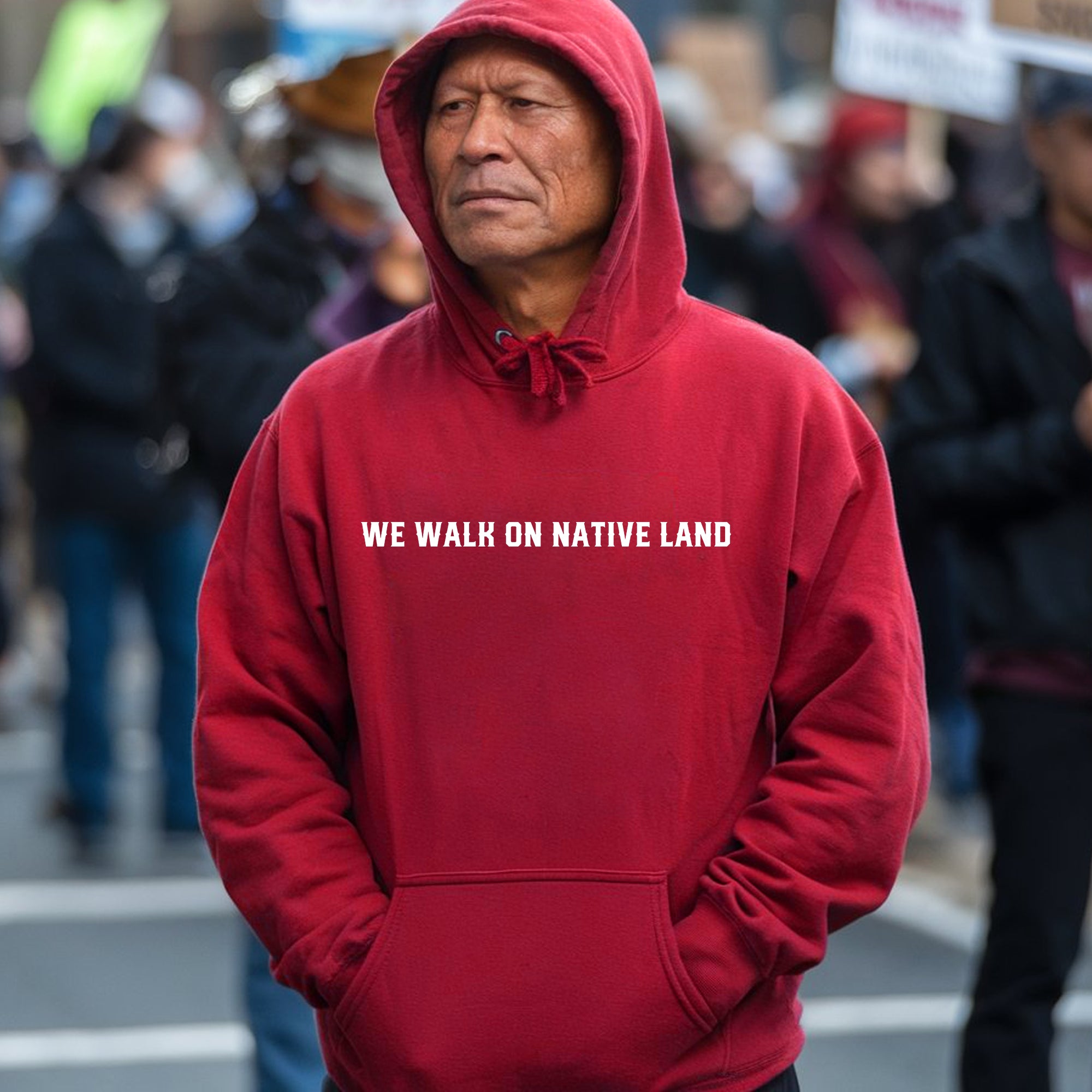 We Walk On Native Land Style 14 - Two Sides Unisex T-Shirt/T-Shirt V-Neck/Hoodie/Sweatshirt