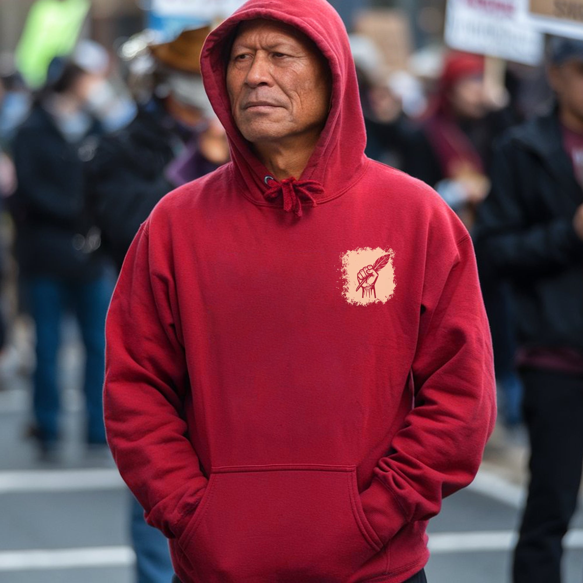 [Two Sides] No One Is Illegal On Stolen Land - Unisex T-Shirt/T-Shirt V-Neck/Hoodie/Sweatshirt N100