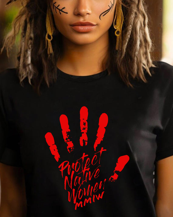 MMIW Protect Native Women Red Hand Unisex Hoodie/Sweatshirt/T-Shirt