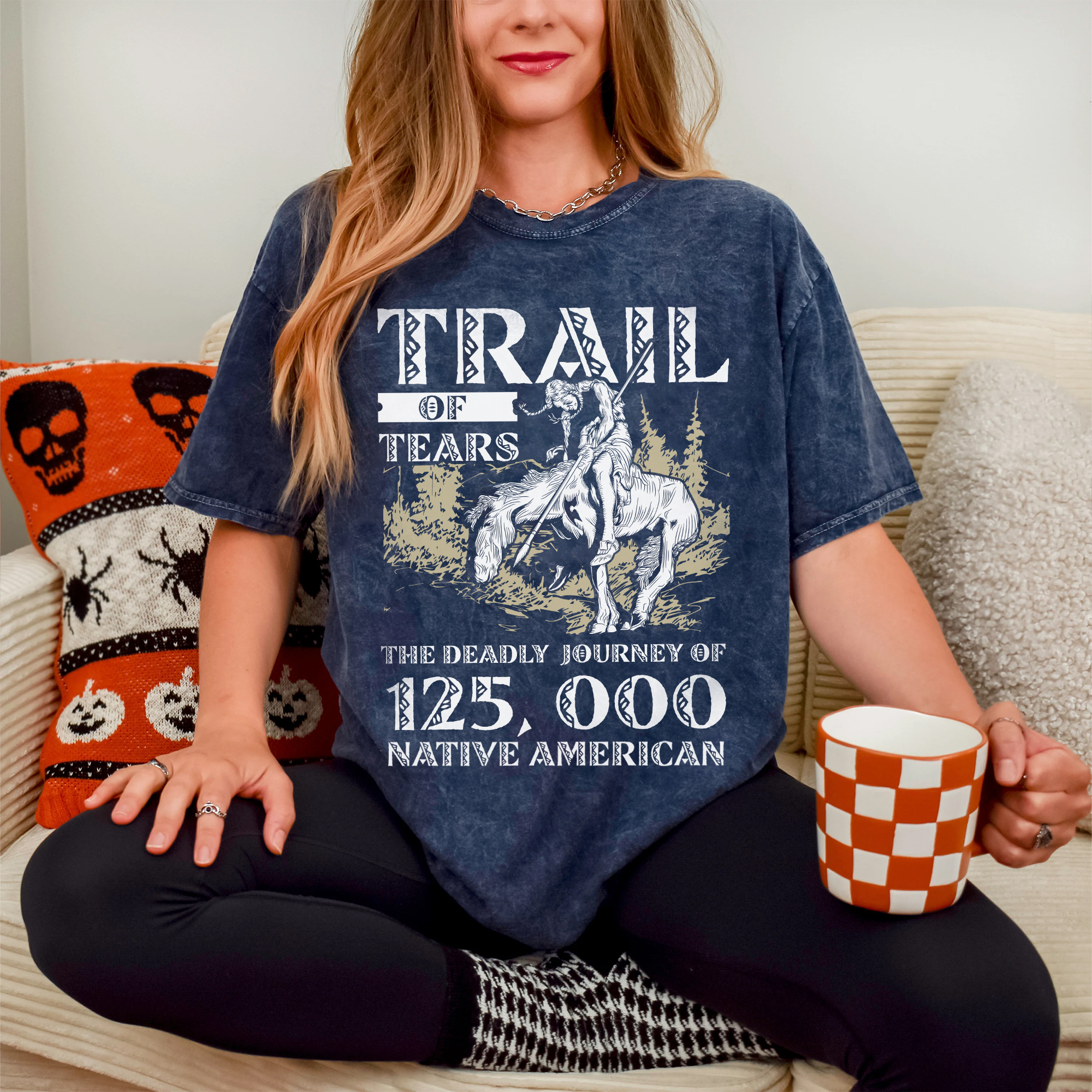 Trail of Tears Unisex Mineral Washed T-Shirt