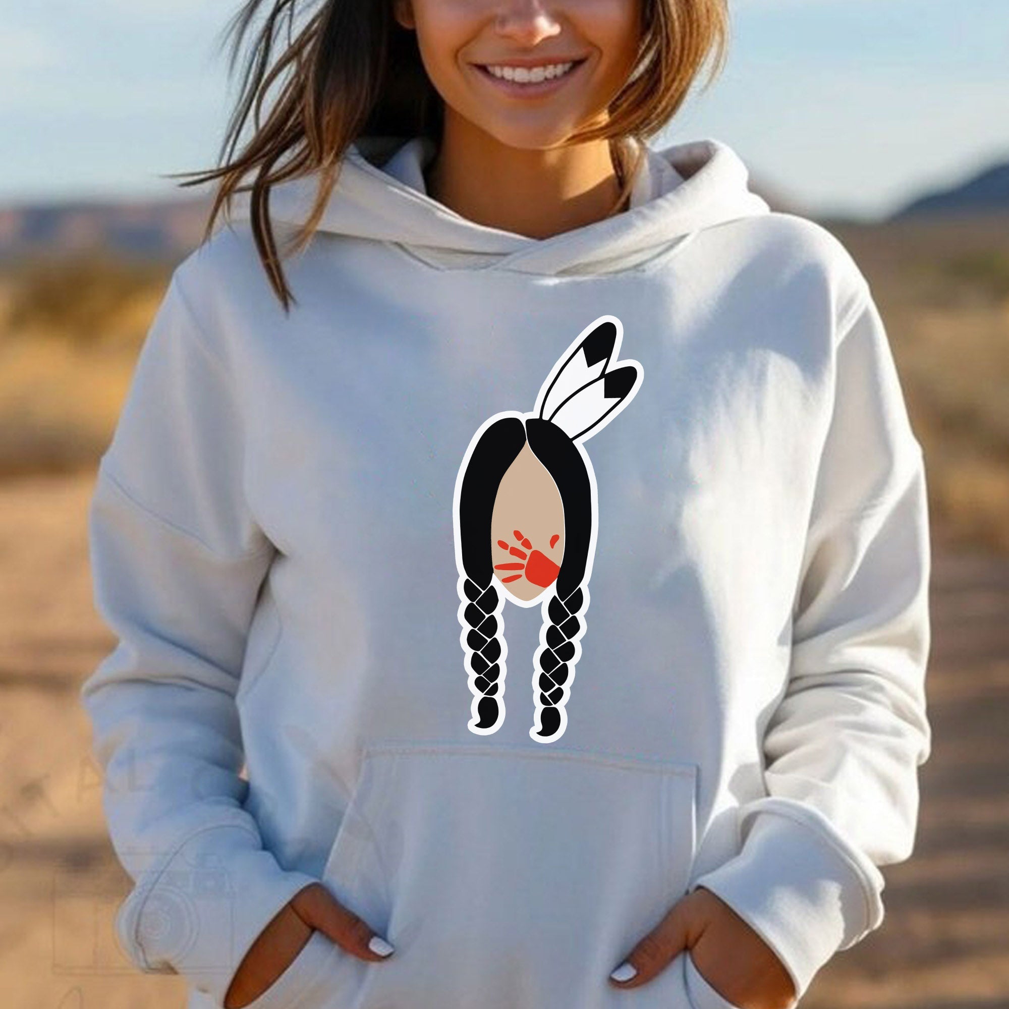 MMIW Awareness Indigenous Hair Clip Unisex T-shirt/Hoodie/Sweatshirt