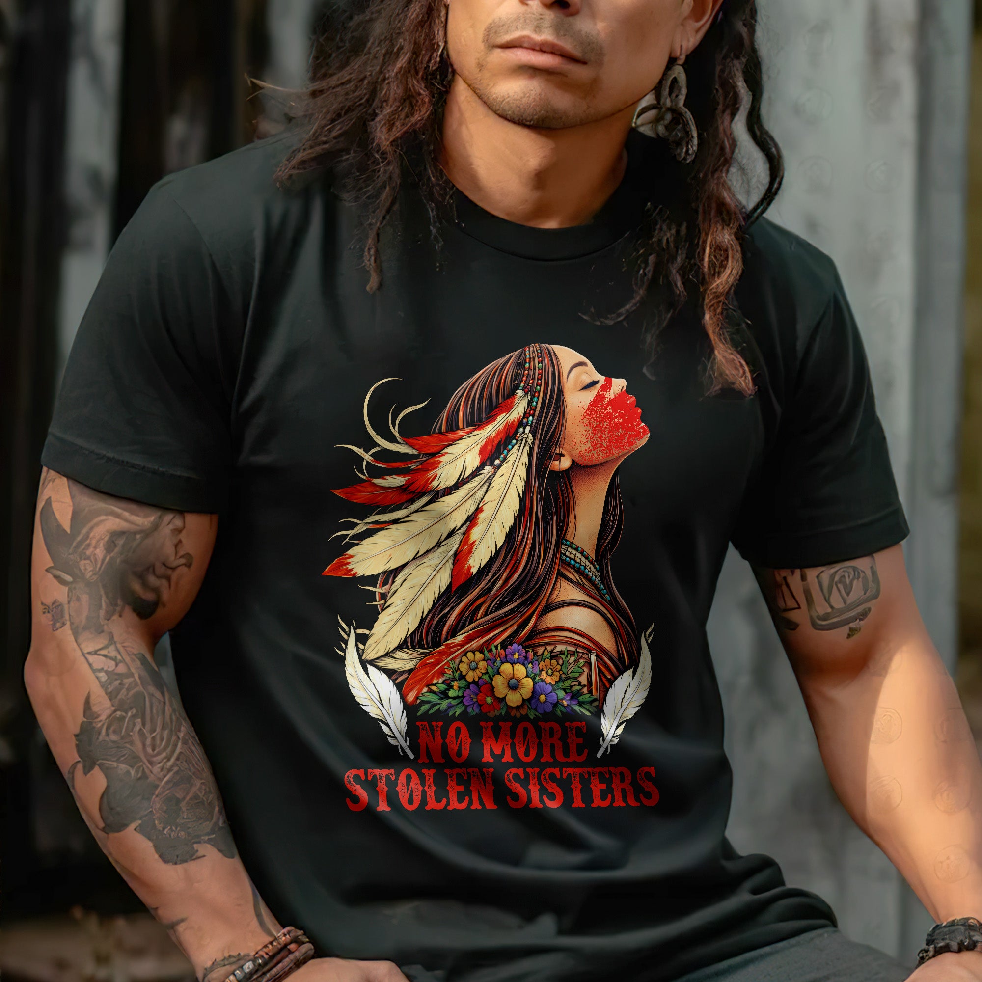 No More Stolen Sisters Native American Women’s Unisex T-shirt/T-shirt V-Neck/Hoodie/Sweatshirt