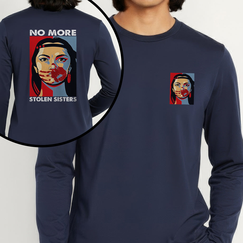 [Two Sides] No More Stolen Sisters MMIW Awareness Unisex Tank Top/Long Sleeve/Hoodie Zip