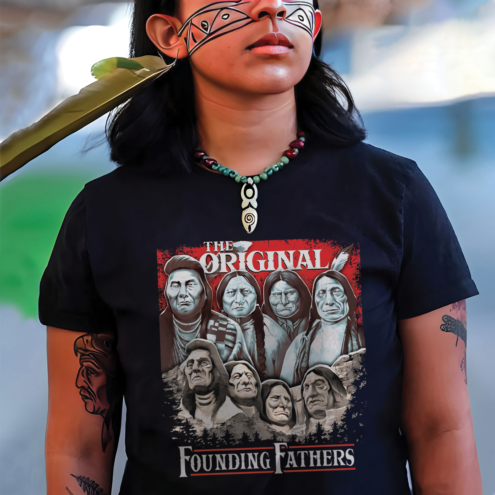 Native American The Original Founding Five Fathers Unisex T-Shirt/Hoodie/Sweatshirt 168