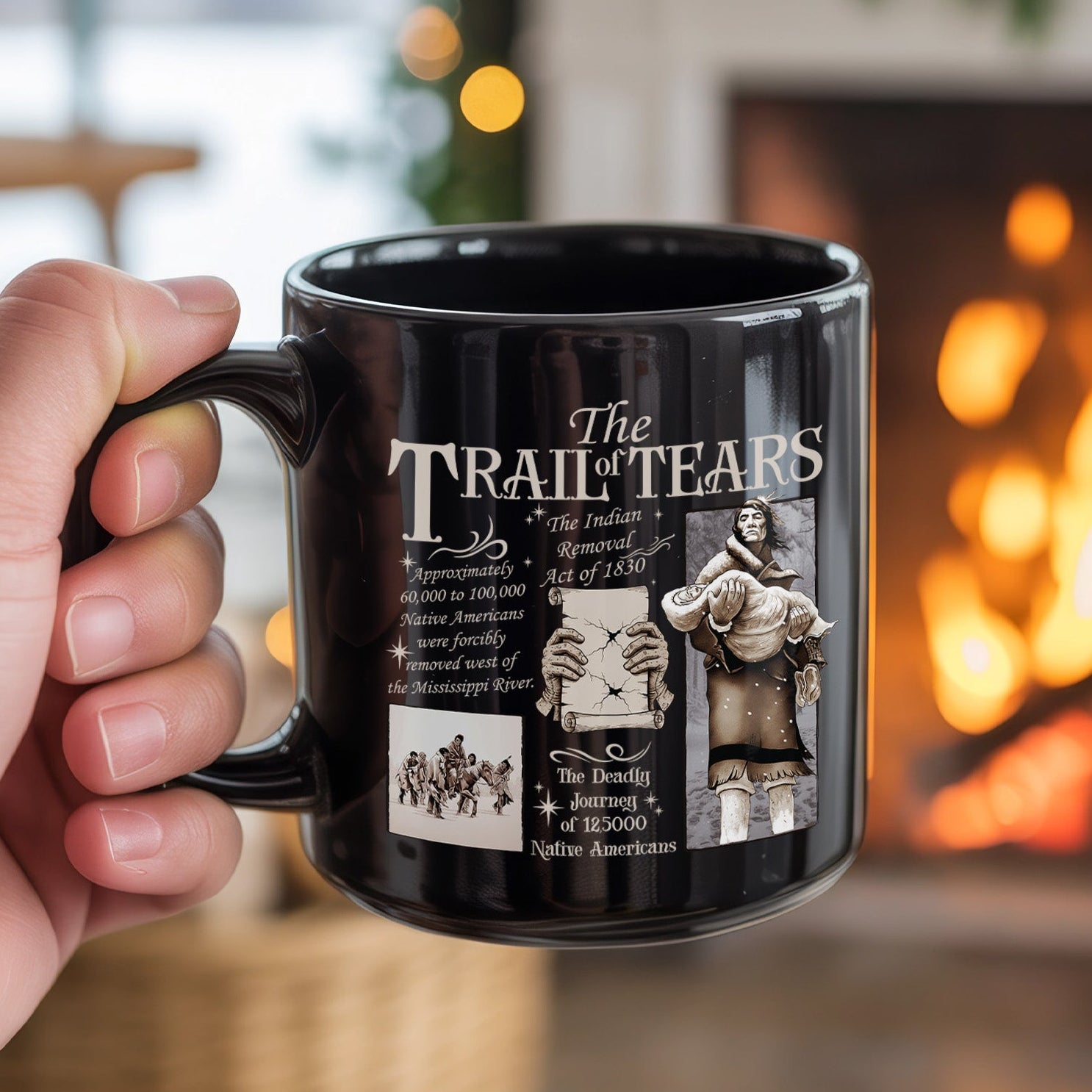 Their Pain, Our Memory Trail of Tears Native American Heritage Mug