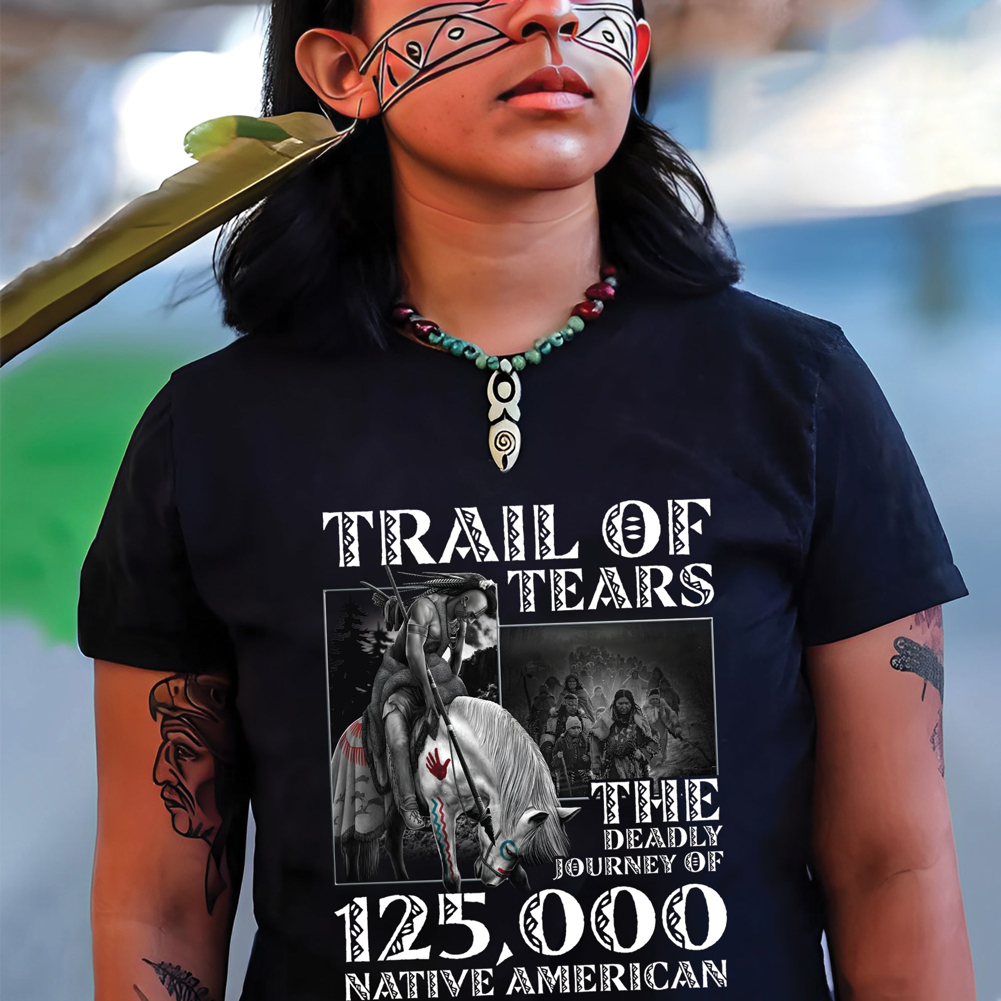 Trail of Tears The Deadly Journey Unisex T-Shirt/T-Shirt V-Neck/Hoodie/Sweatshirt 15