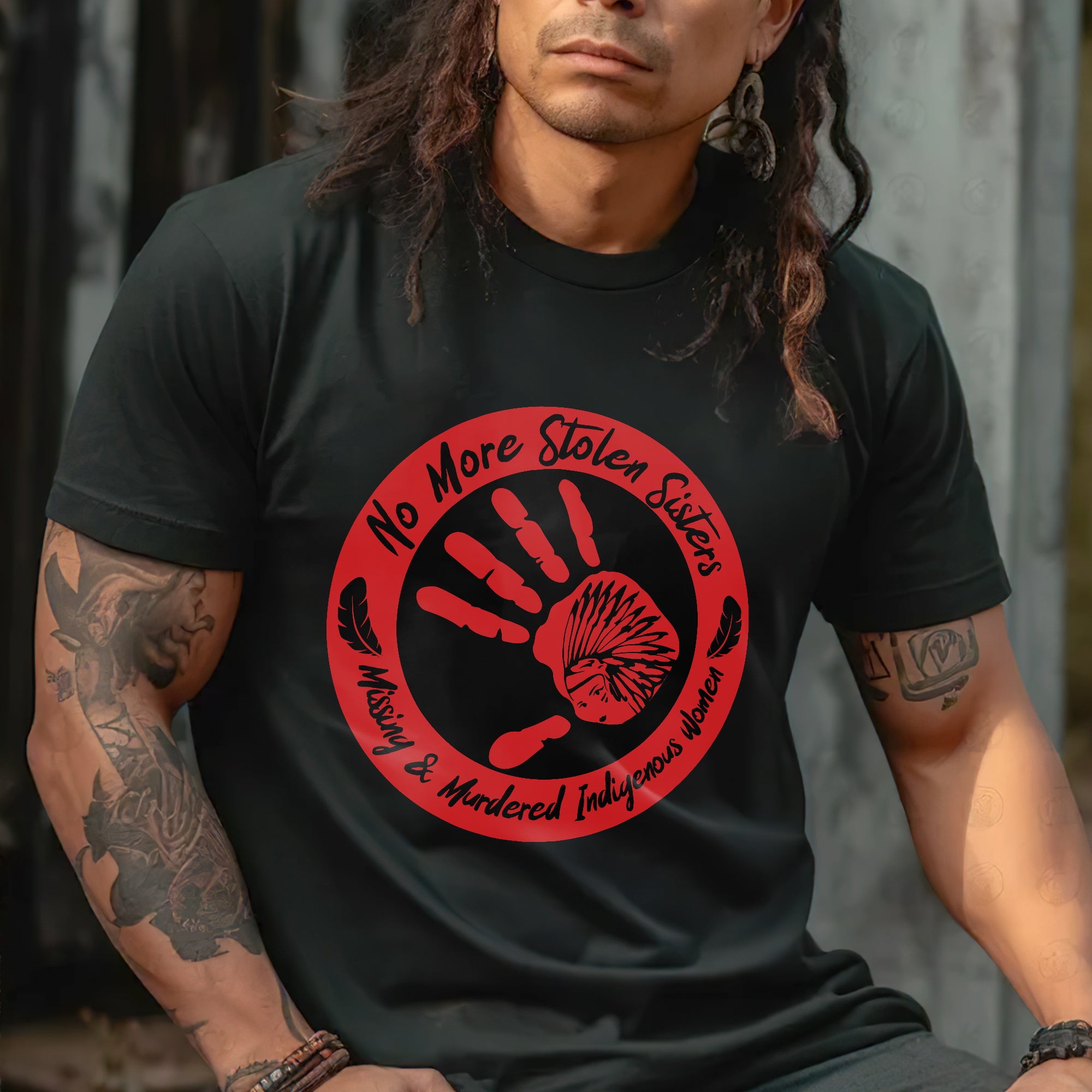 No More Stolen Sister - Missing and Murdered Indigenous Women WC26 - Unisex T-Shirt/T-Shirt V-Neck/Hoodie/Sweatshirt