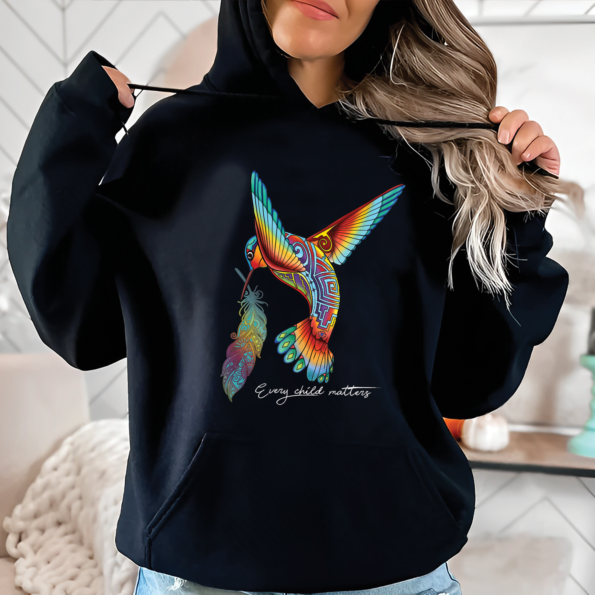 Wings of Hope, Feathers of Freedom - For Every Child Matters Unisex T-Shirt/Hoodie/Sweatshirt 171