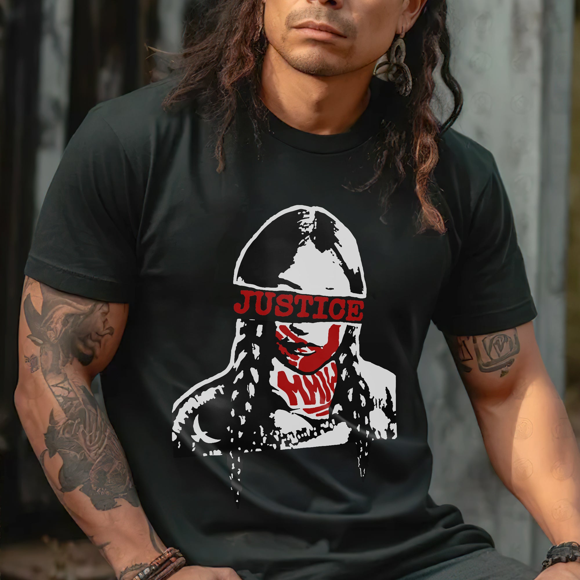 JUSTICE FOR MMIW - Unisex T-Shirt/T-Shirt V-Neck/Hoodie/Sweatshirt