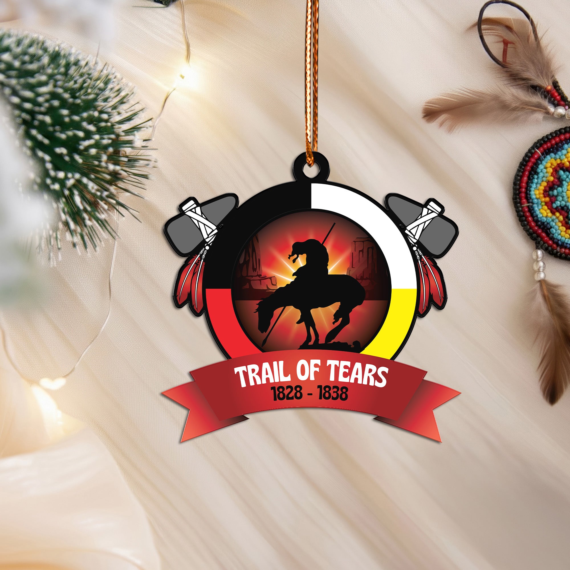 Trail of Tears Memorial Ornament 1828–1838 Unique Christmas Gift Decor Flat Acrylic