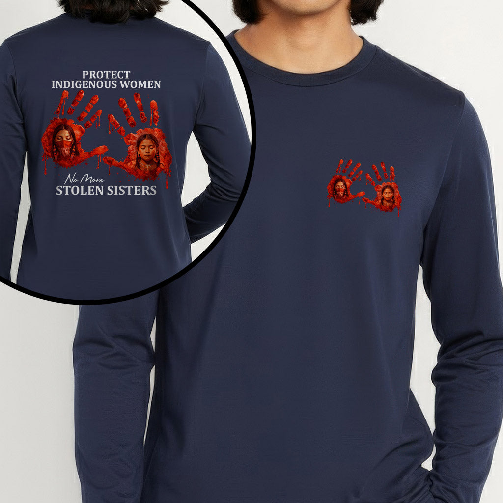 [Two Sides] Protect Indigenous Women No More Stolen Sisters Unisex Tank Top/Long Sleeve/Hoodie Zip
