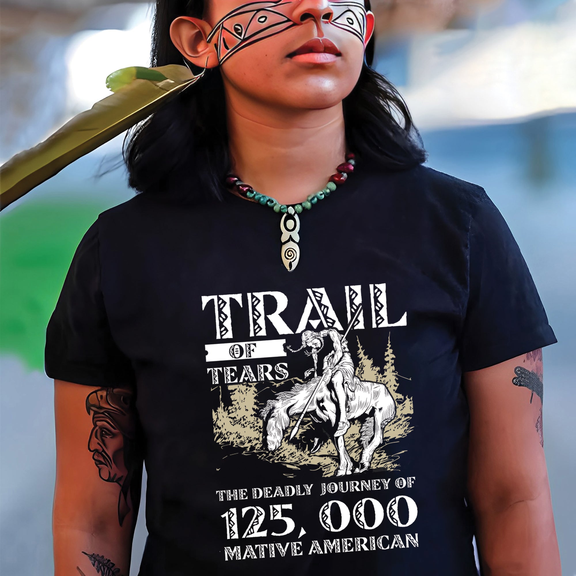 Trail of Tears The Deadly Journey Unisex T-Shirt/T-Shirt V-Neck/Hoodie/Sweatshirt 14