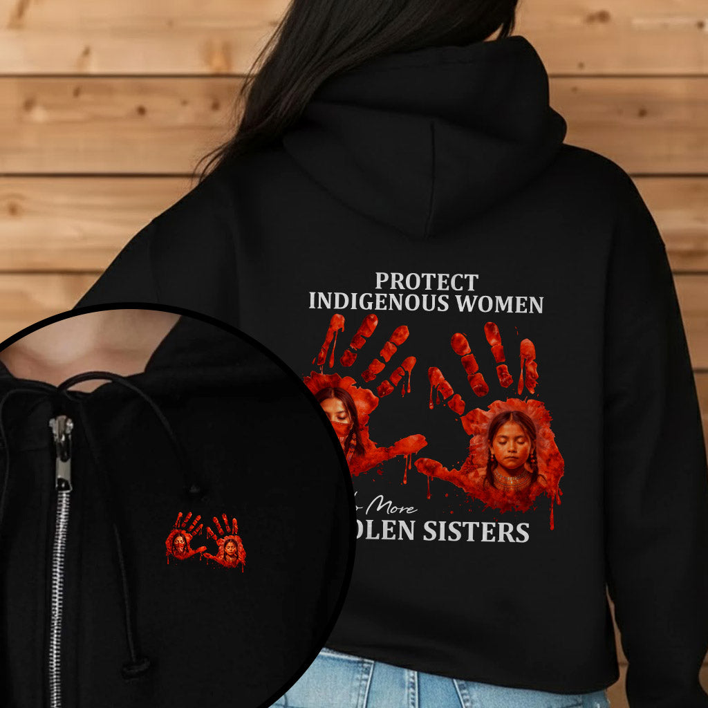 [Two Sides] Protect Indigenous Women No More Stolen Sisters Unisex Tank Top/Long Sleeve/Hoodie Zip