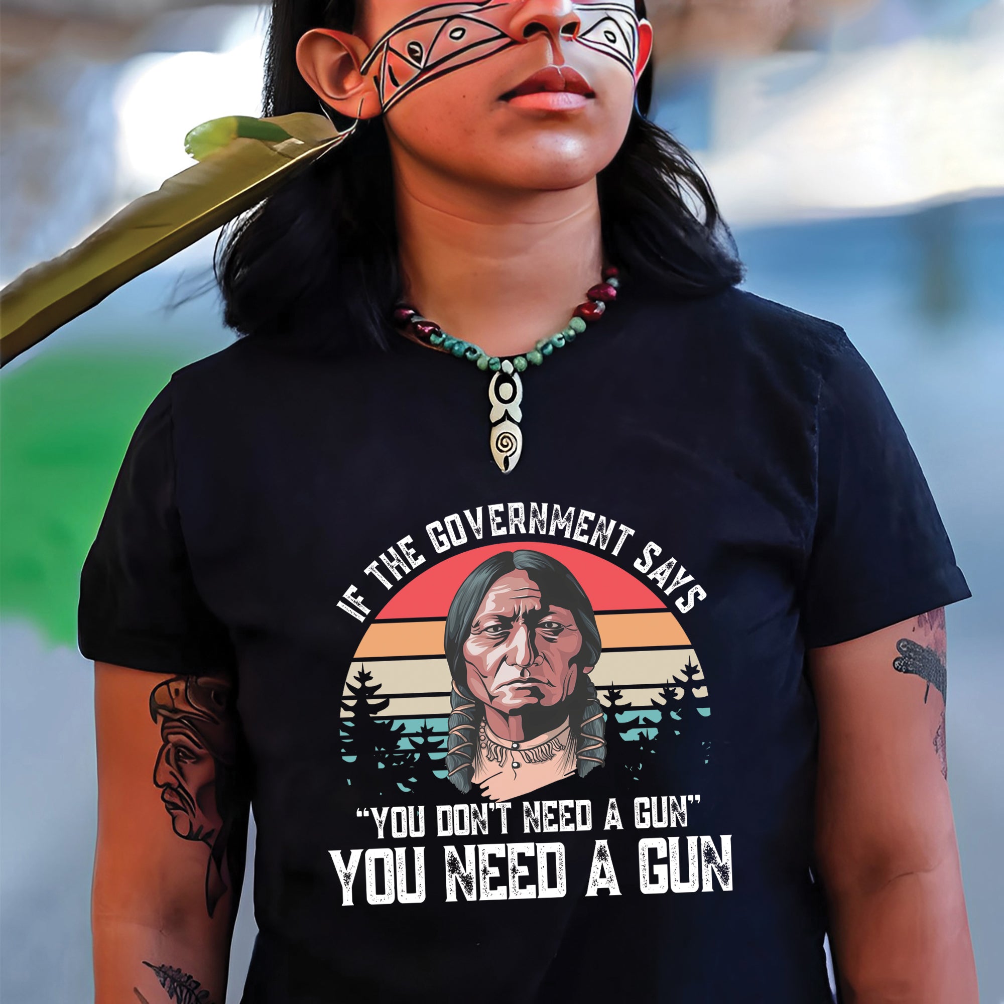 You Need A Gun Unisex T-Shirt/T-Shirt V-Neck/Hoodie/Sweatshirt N31