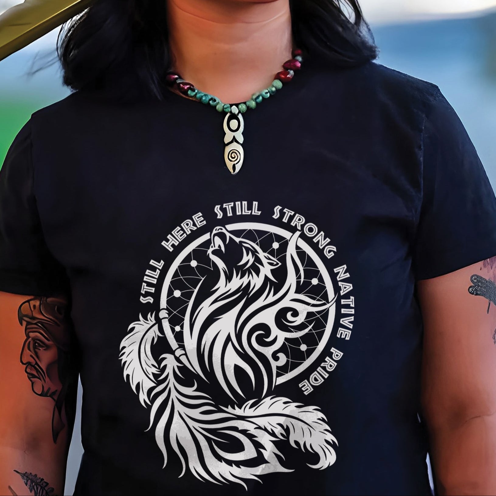 Still Here Still Strong Native Pride Unisex T-Shirt/T-Shirt V-Neck/Hoodie/Sweatshirt