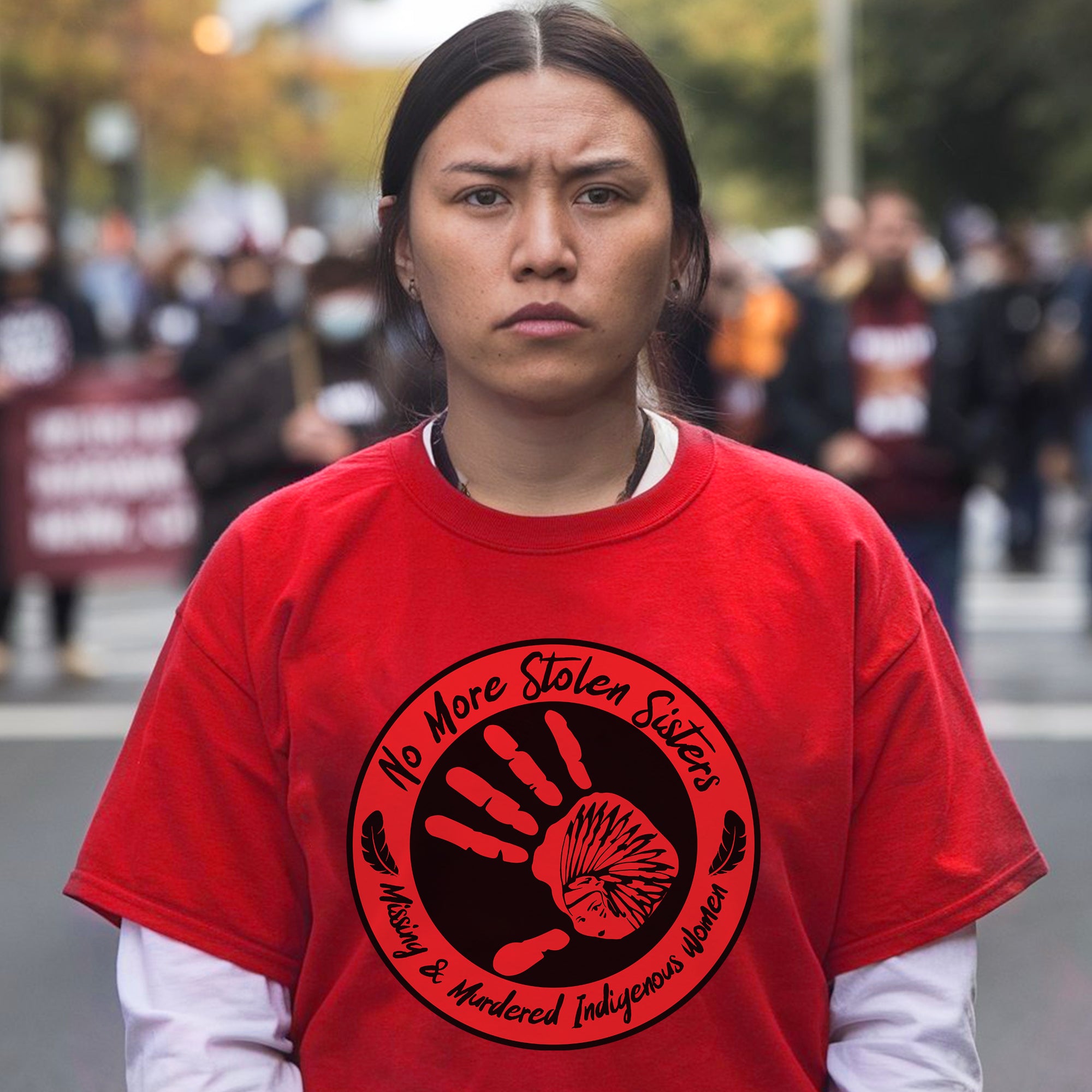 No More Stolen Sister - Missing and Murdered Indigenous Women WC26 - Unisex T-Shirt/T-Shirt V-Neck/Hoodie/Sweatshirt