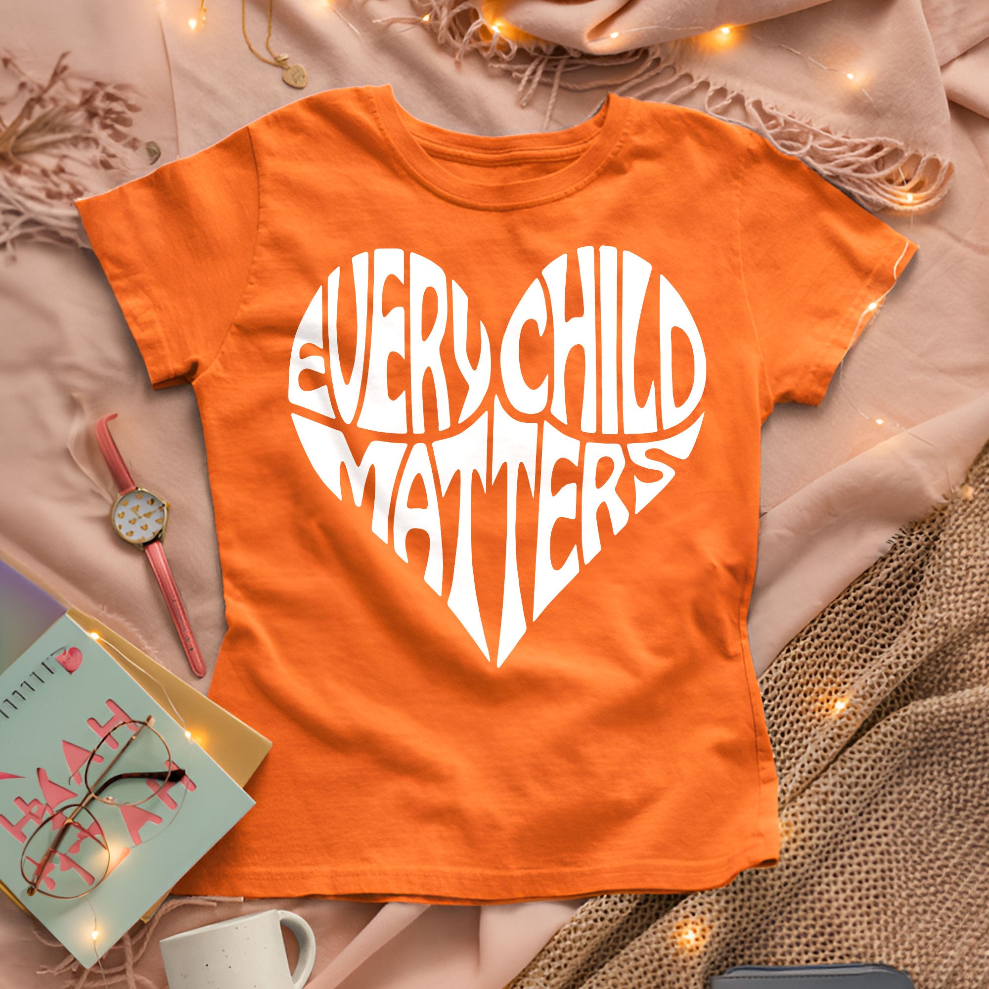 Every Child Matters Native Children Cared By Heart Native American Unisex T-Shirt/Hoodie/Sweatshirt