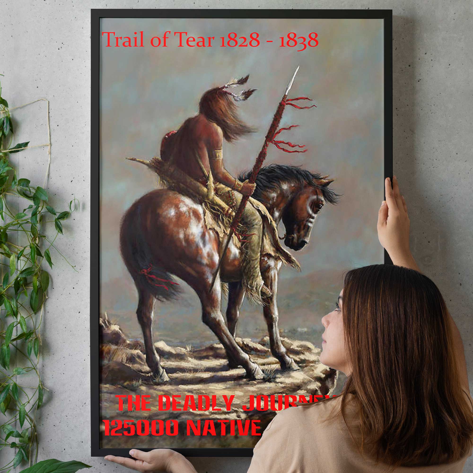 Trail of Tear 1828 - 1838 Poster/Canvas