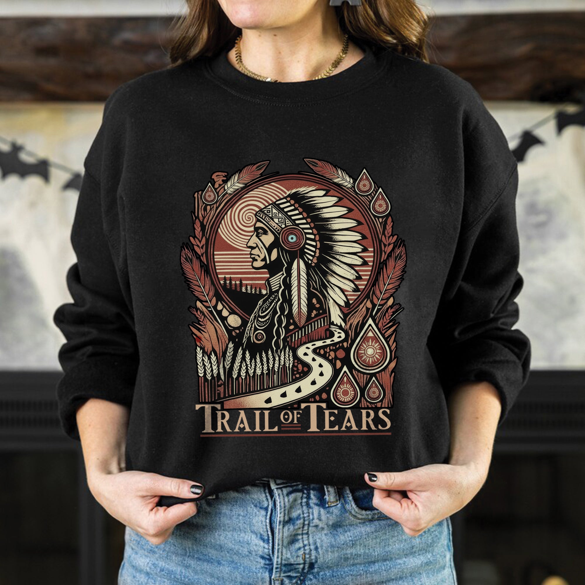Trail of Tears The Deadly Journey Unisex T-Shirt/T-Shirt V-Neck/Hoodie/Sweatshirt N18