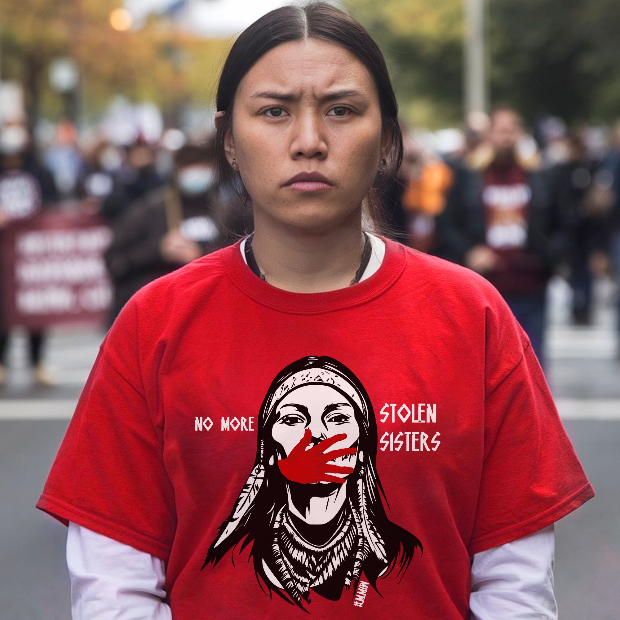 NO MORE STOLEN SISTERS - Unisex T-Shirt/T-Shirt V-Neck/Hoodie/Sweatshirt