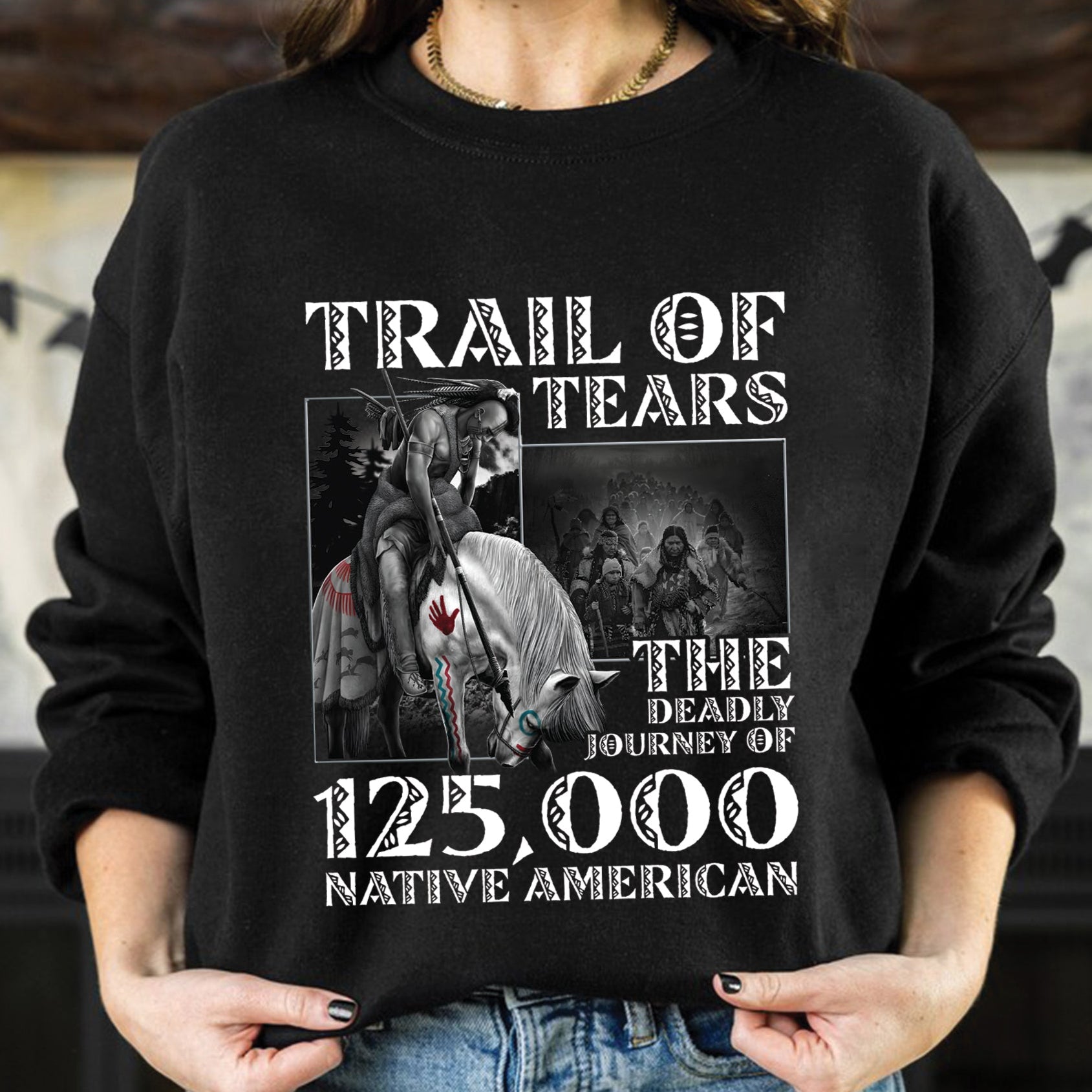 Trail of Tears The Deadly Journey Unisex T-Shirt/T-Shirt V-Neck/Hoodie/Sweatshirt 15