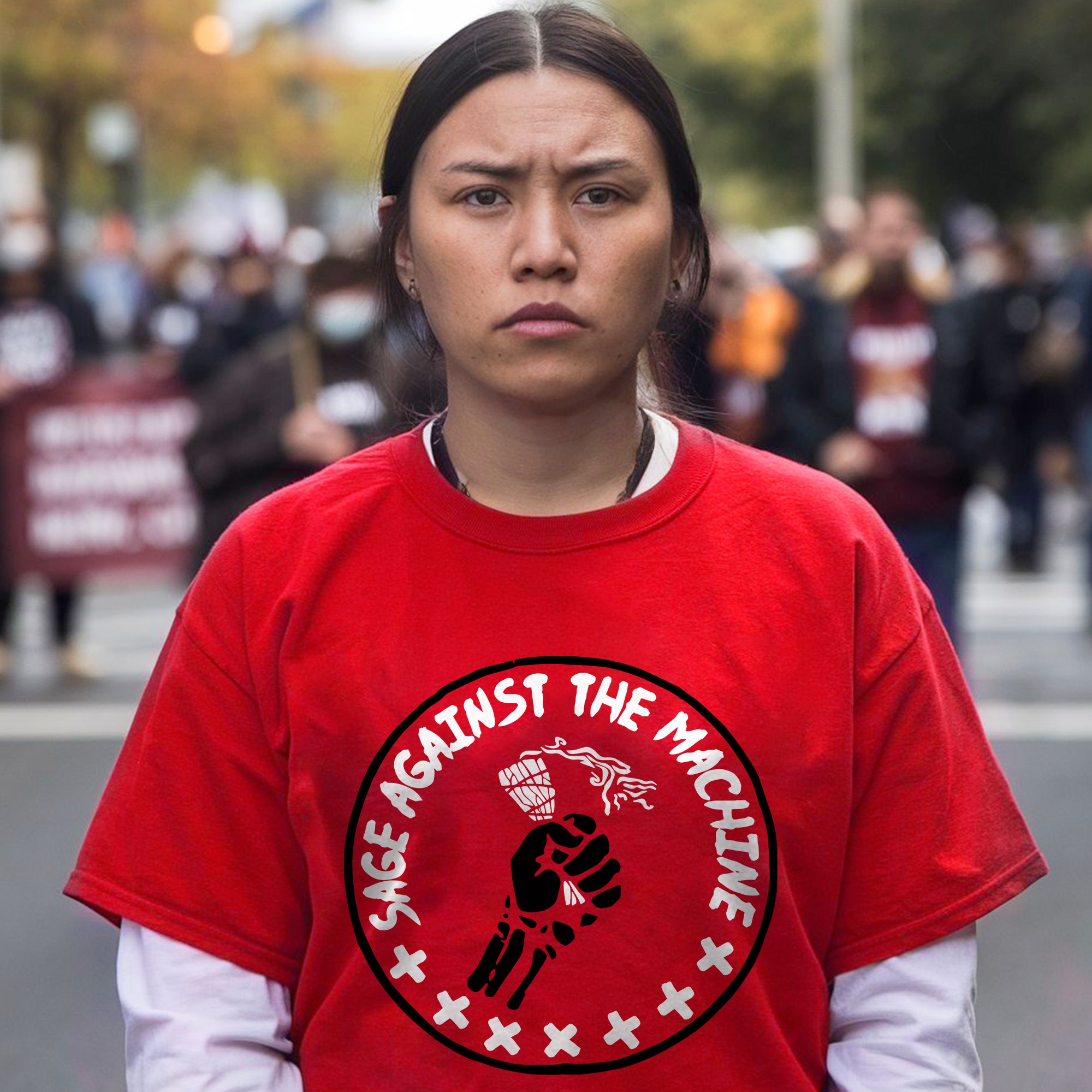 Sage Against The Machine Spiritual Power and Resistance Unisex T-shirt/T-shirt V-Neck/Hoodie/Sweatshirt 357