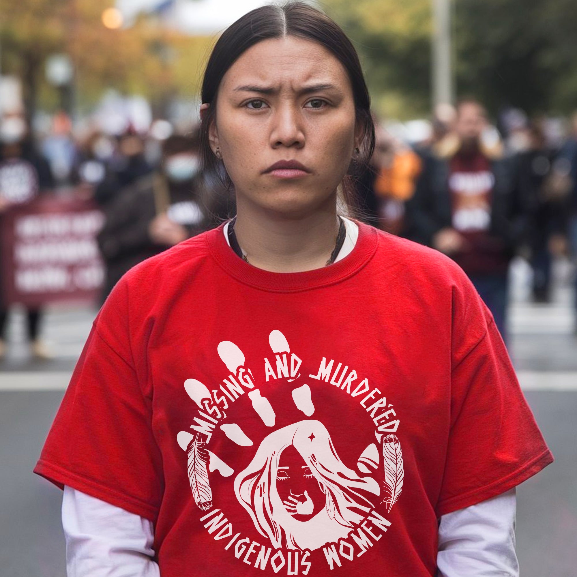 Missing and Murdered Indigenous Women WC22 - Unisex T-Shirt/T-Shirt V-Neck/Hoodie/Sweatshirt