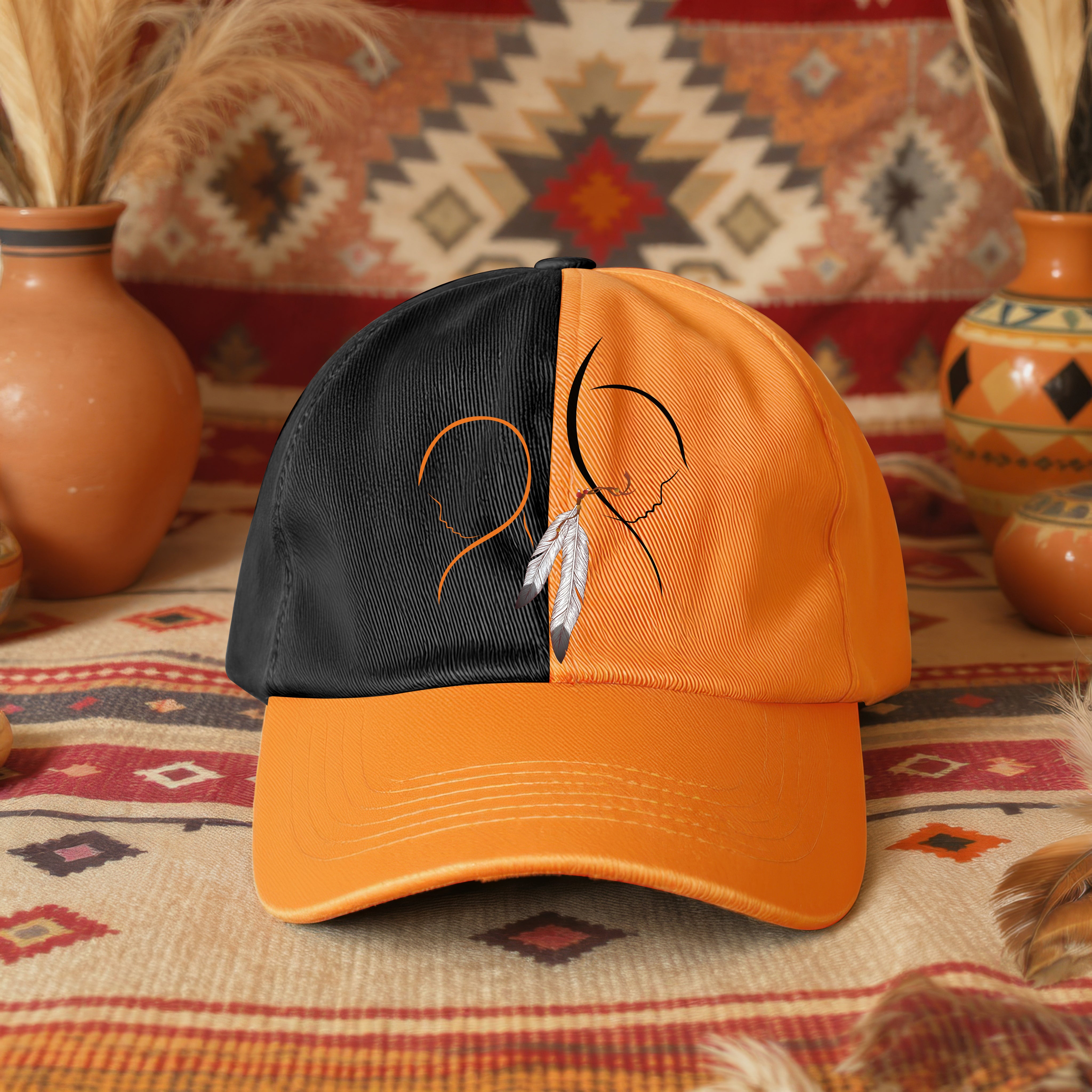 Every Child Matters Two Children For Orange Shirt Day Cap